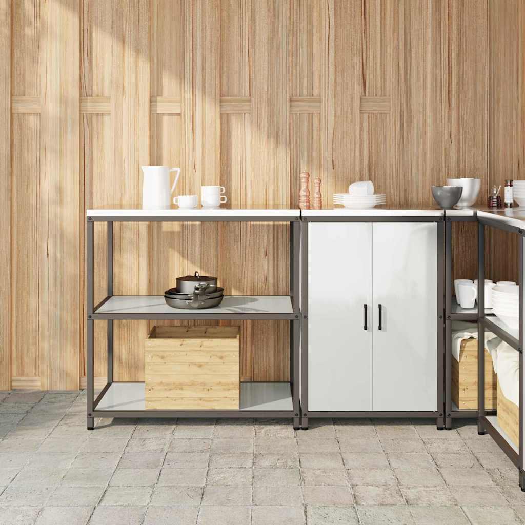 Ensemble de rangement cuisine HATTEM 2 pc Argenté - XIOS