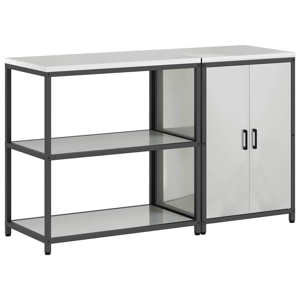 Ensemble de rangement cuisine HATTEM 2 pc Argenté - XIOS