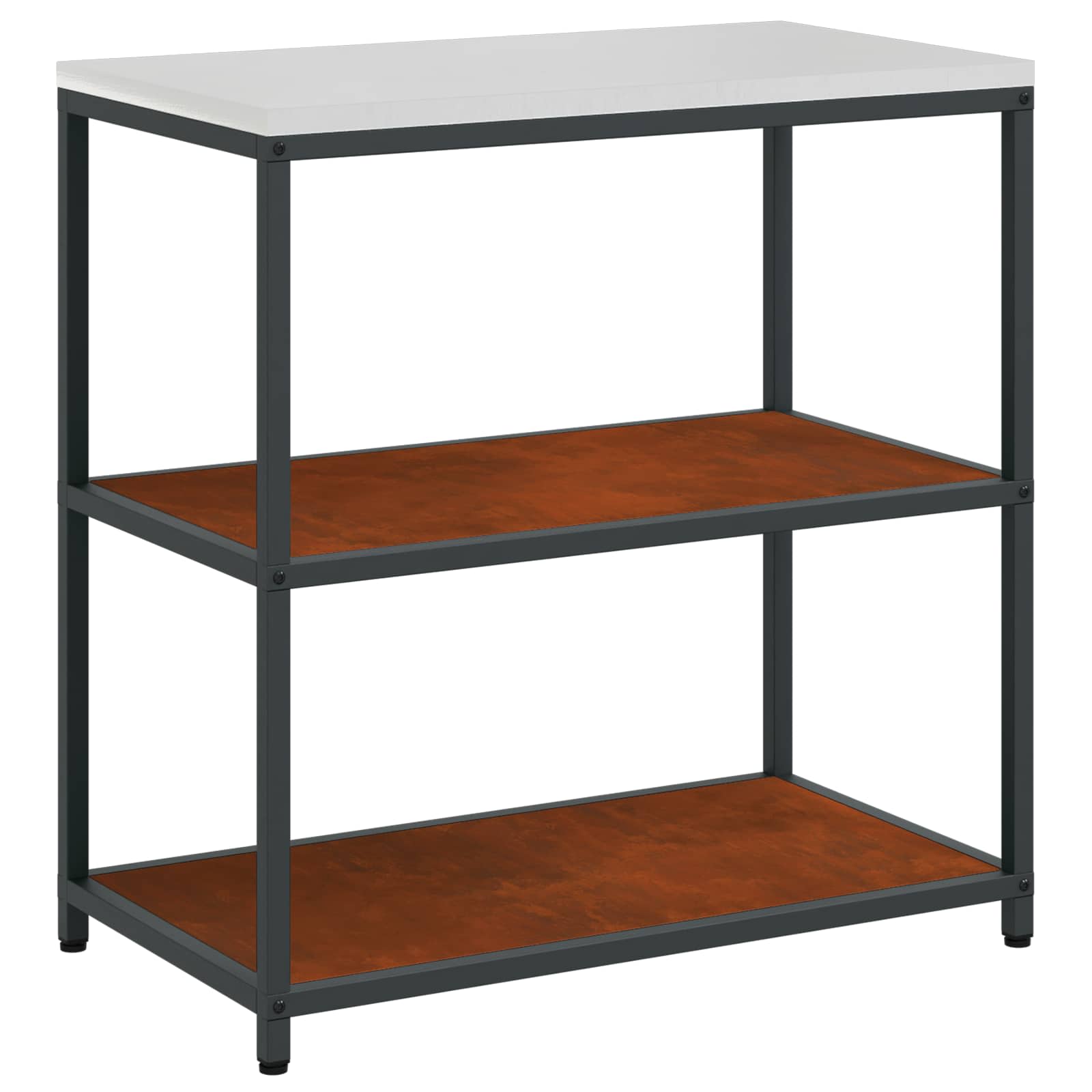 Ensemble de rangement cuisine HATTEM 2 pc Rouillé Acier - XIOS