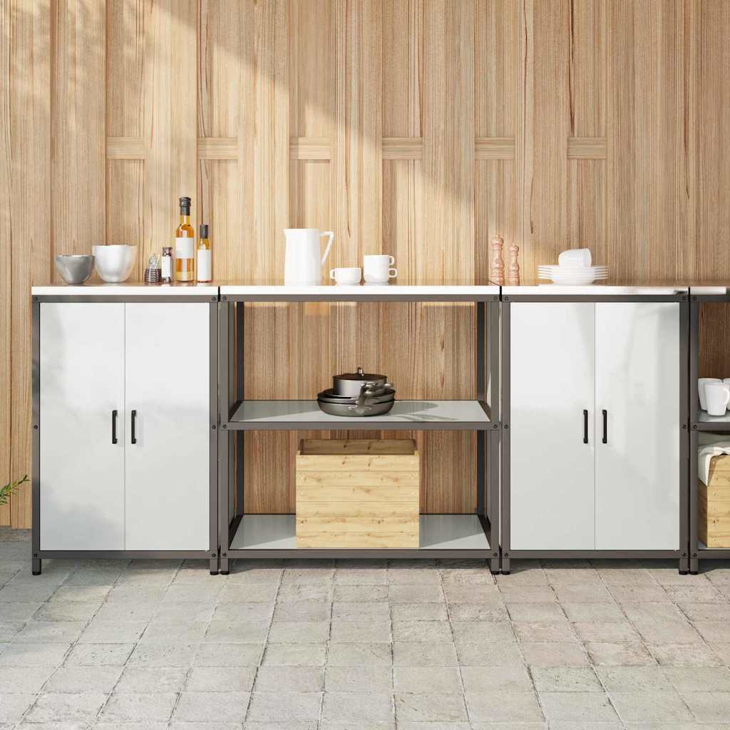 Ensemble de rangement cuisine HATTEM 3 pc Argenté - XIOS