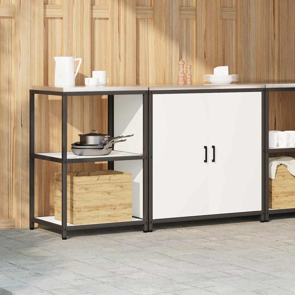 Ensemble de rangement cuisine HATTEM 2 pc Blanc - XIOS