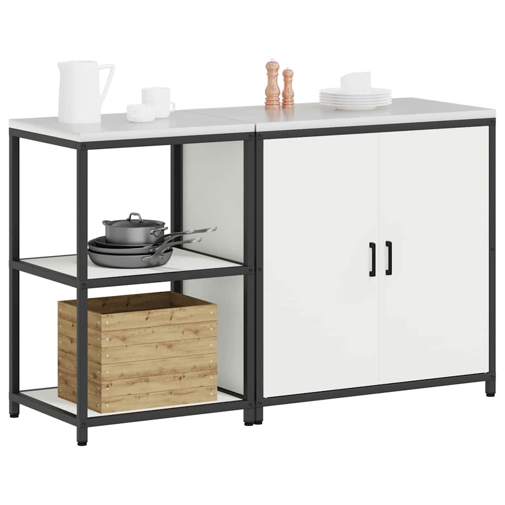 Ensemble de rangement cuisine HATTEM 2 pc Blanc - XIOS