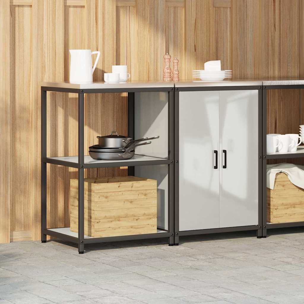 Ensemble de rangement cuisine HATTEM 2 pc Argenté - XIOS