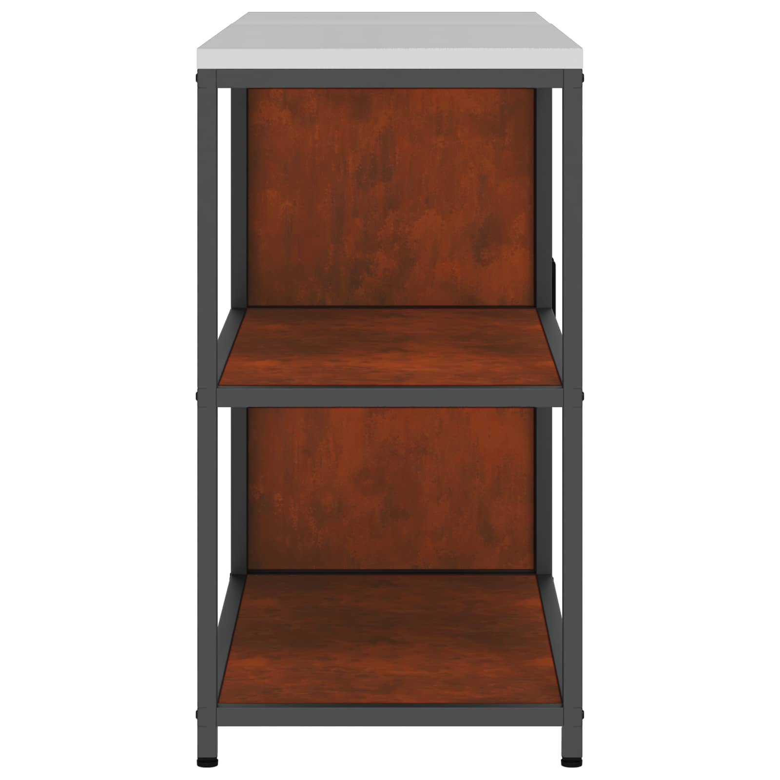 Ensemble de rangement cuisine HATTEM 2 pc Rouillé Acier - XIOS