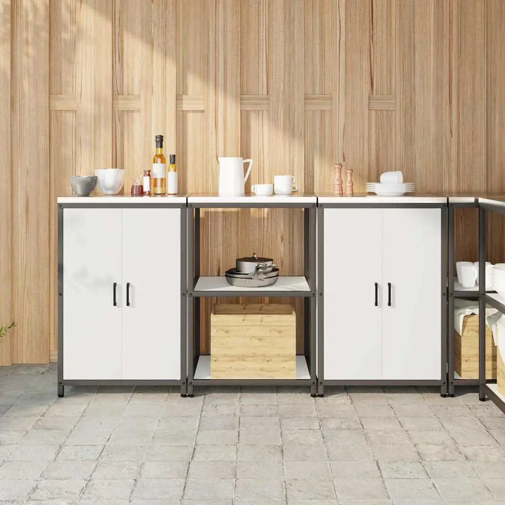 Ensemble de rangement cuisine HATTEM 3 pc Blanc - XIOS