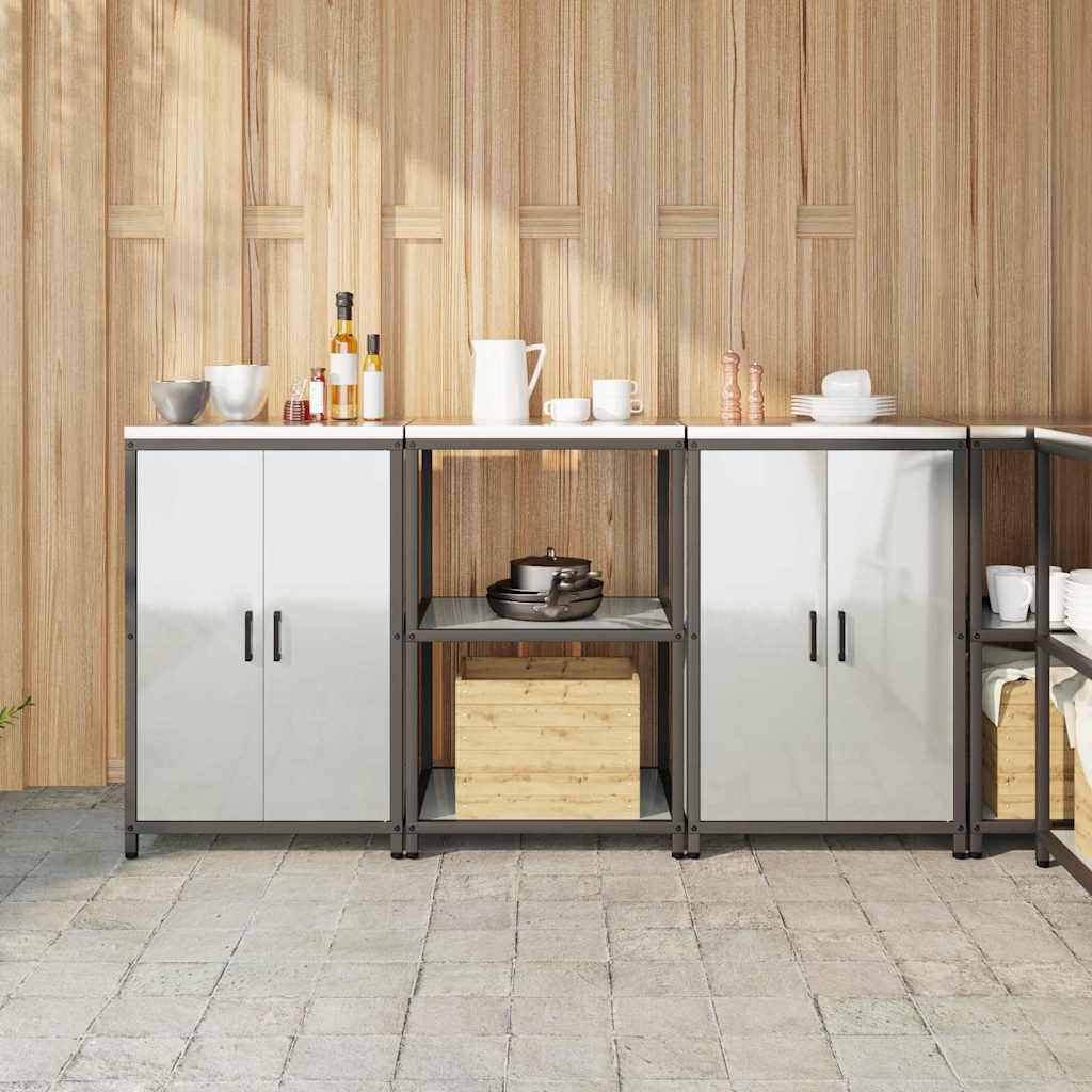 Ensemble de rangement cuisine HATTEM 3 pc Argenté - XIOS
