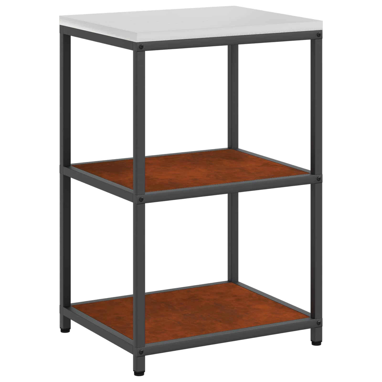 Ensemble de rangement cuisine HATTEM 3 pc Rouillé Acier - XIOS