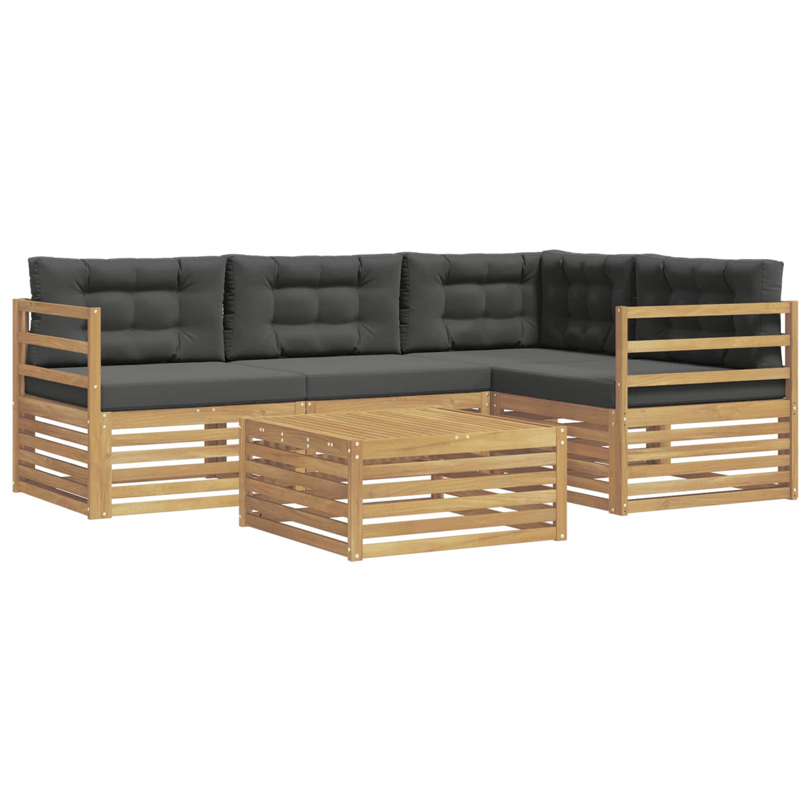 Ensemble de canapés d'extérieur avec coussin 5 pcs - XIOS