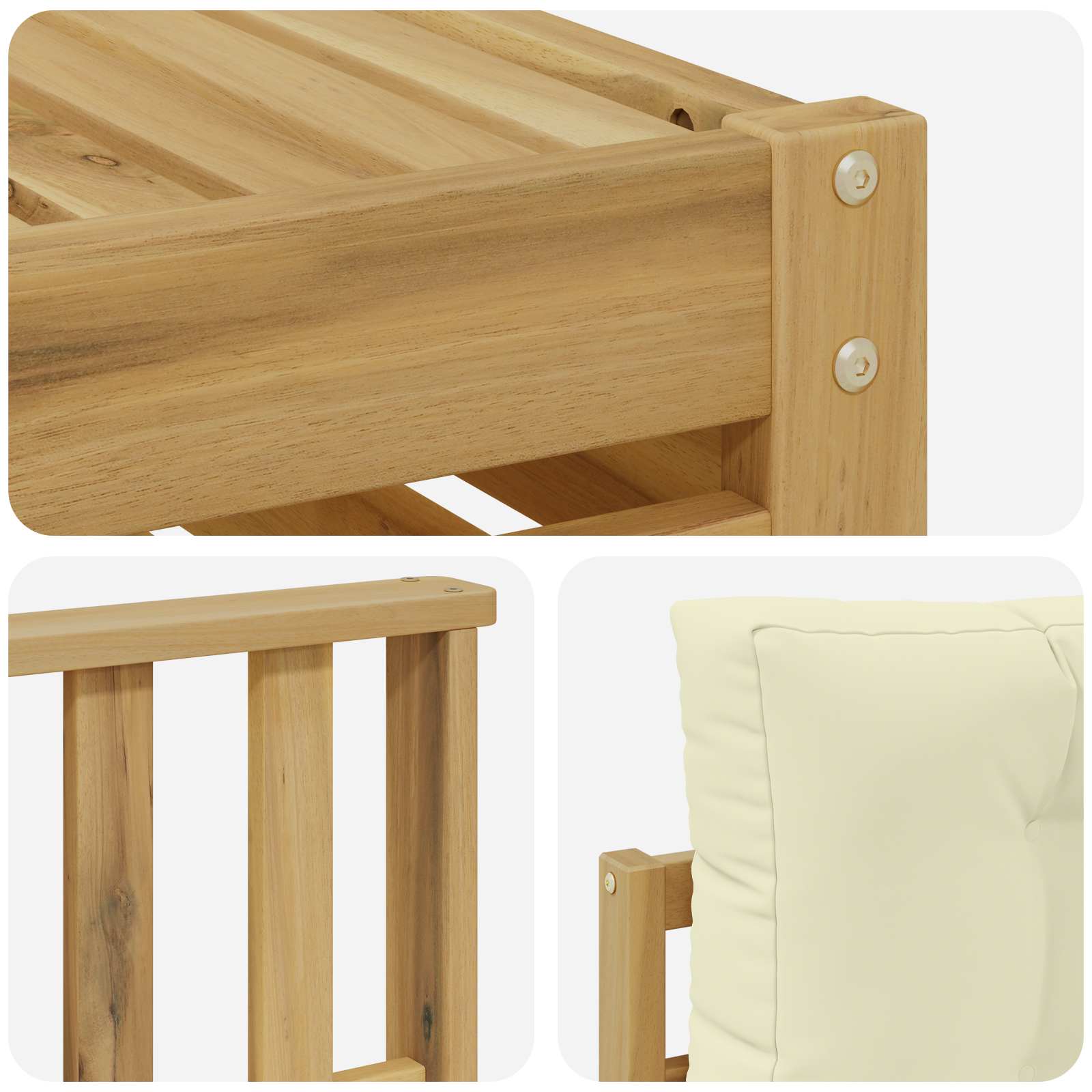 Ensemble de canapés d'extérieur avec coussin 8 pcs - XIOS