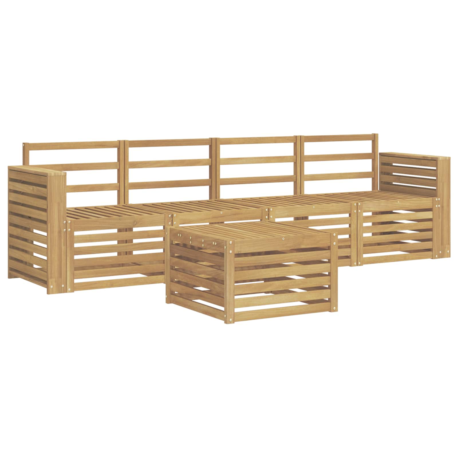 Ensemble de canapés d'extérieur 5 pcs Blanc - XIOS