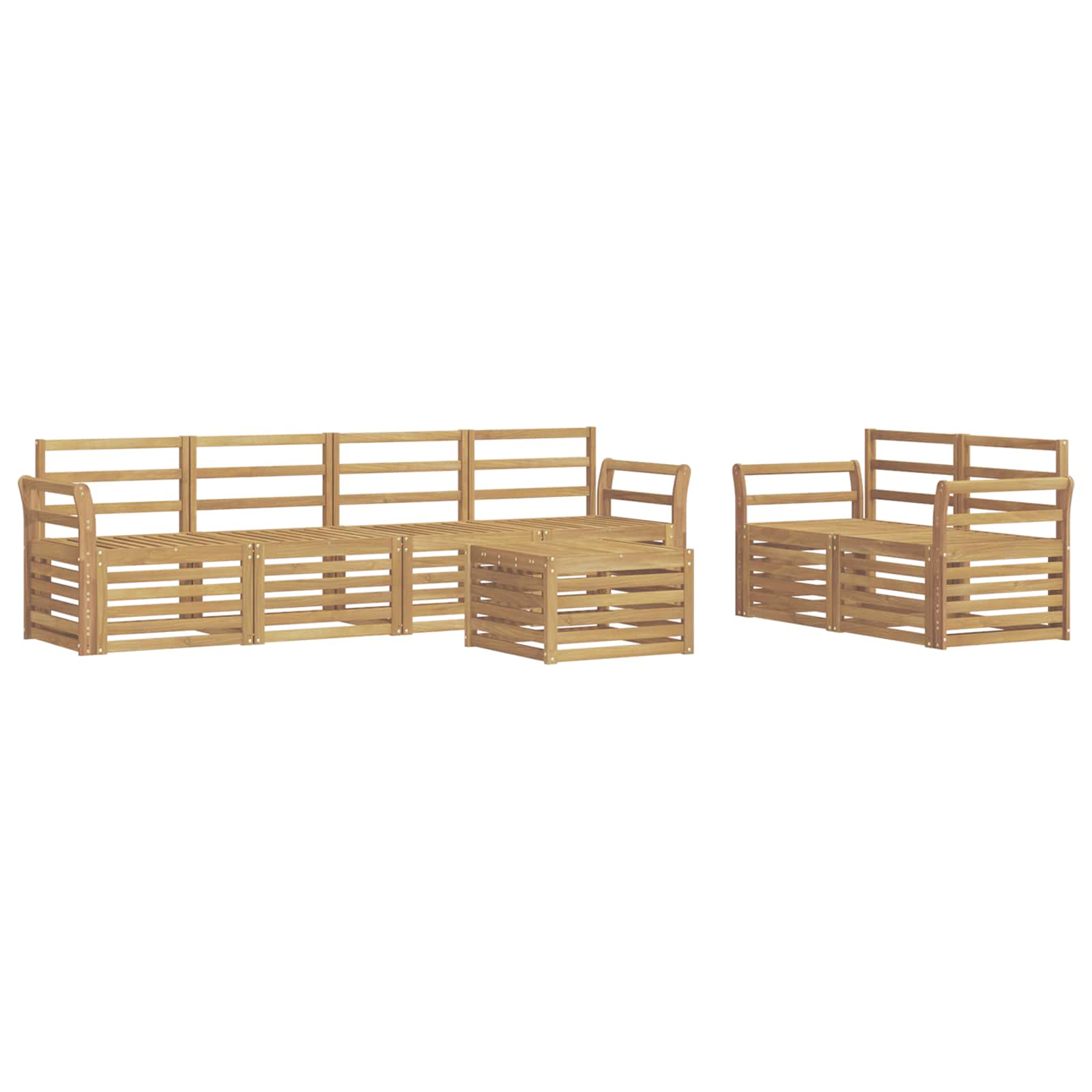 Ensemble de canapés d'extérieur 7 pcs Blanc - XIOS