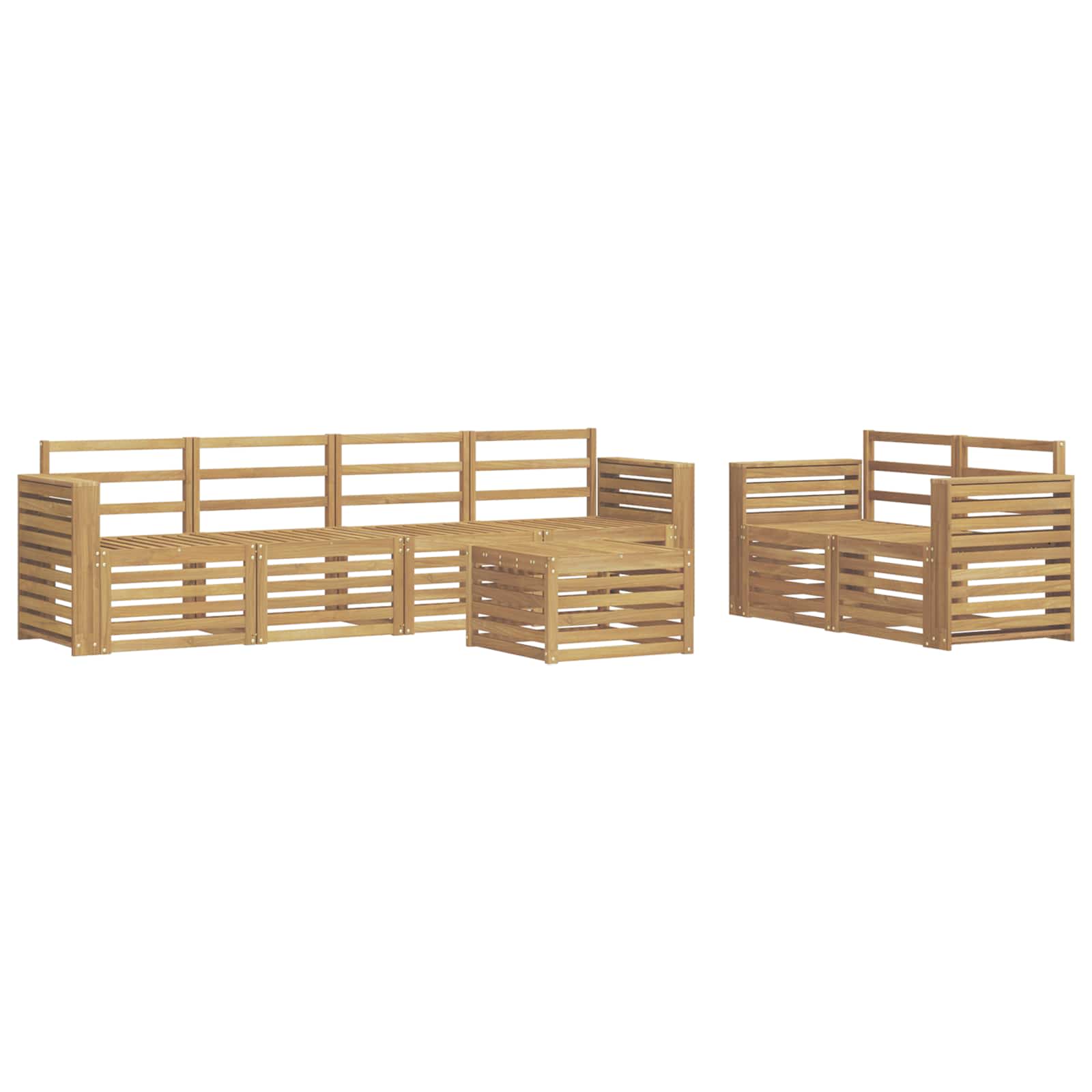 Ensemble de canapés d'extérieur 7 pcs Blanc - XIOS