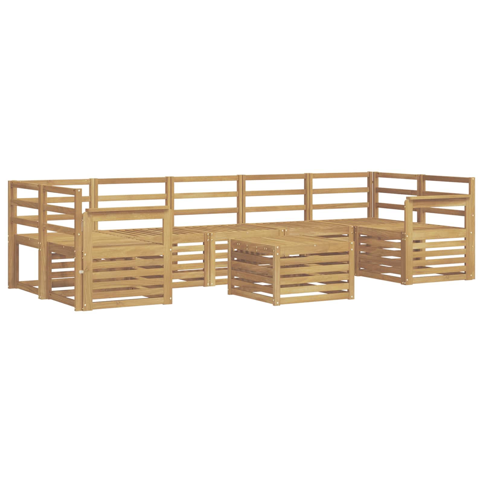 Ensemble de canapés d'extérieur 8 pcs Blanc - XIOS