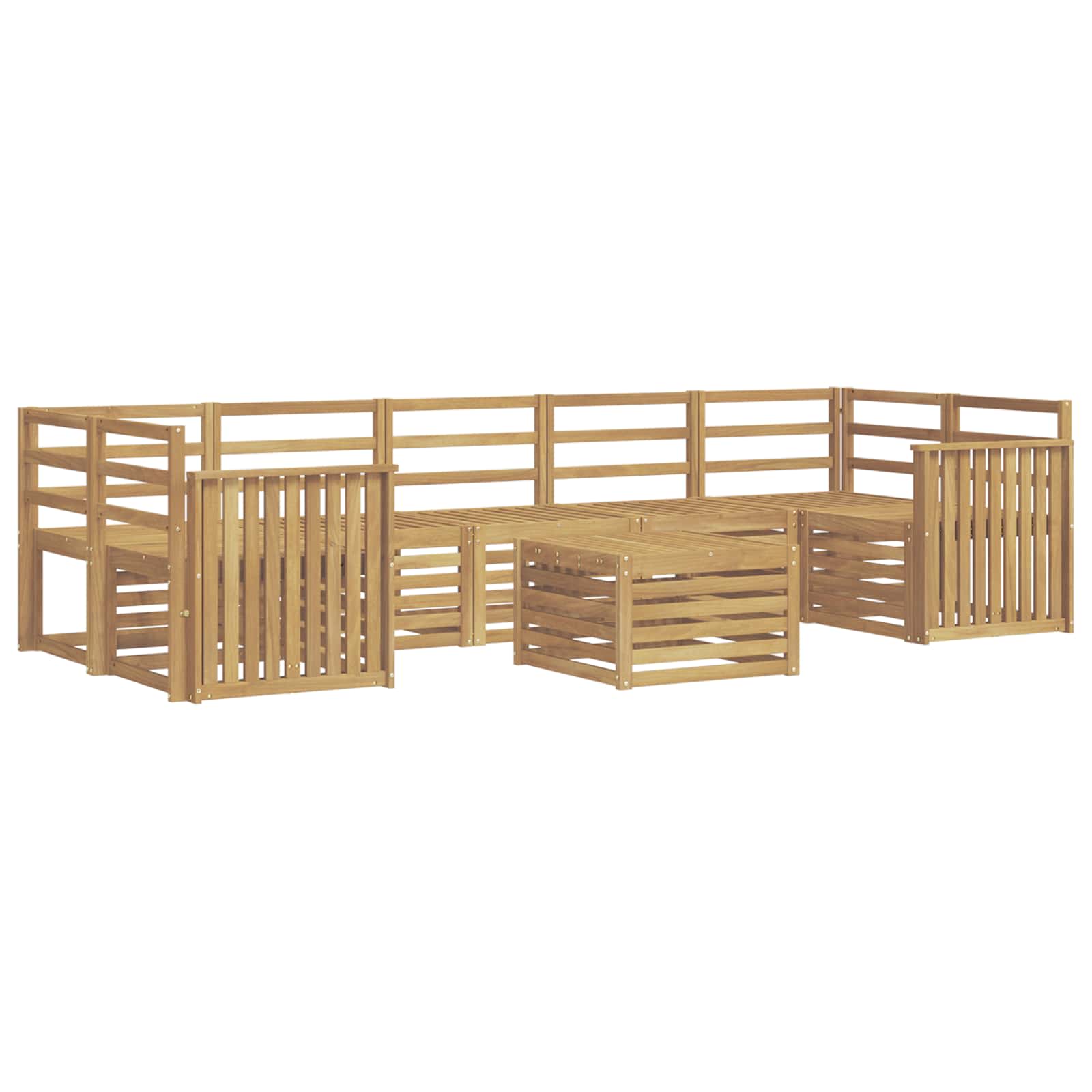 Ensemble de canapés d'extérieur 8 pcs Blanc - XIOS