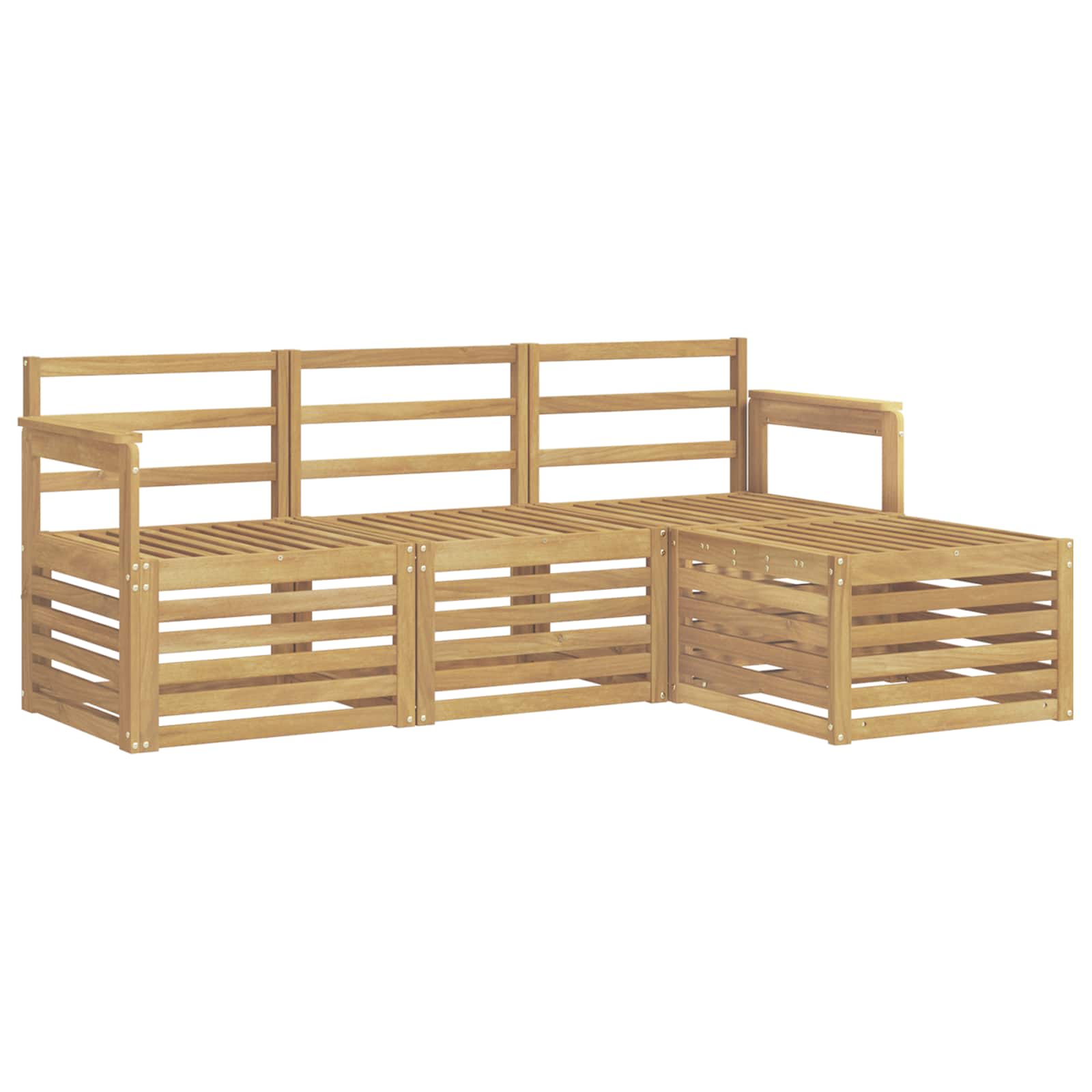Ensemble de canapés d'extérieur 4 pcs Blanc - XIOS