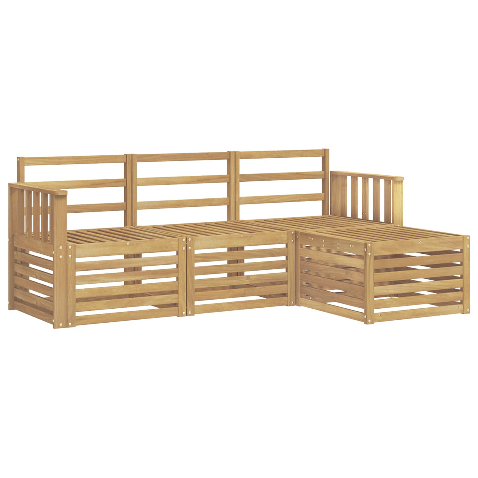 Ensemble de canapés d'extérieur 4 pcs Blanc - XIOS