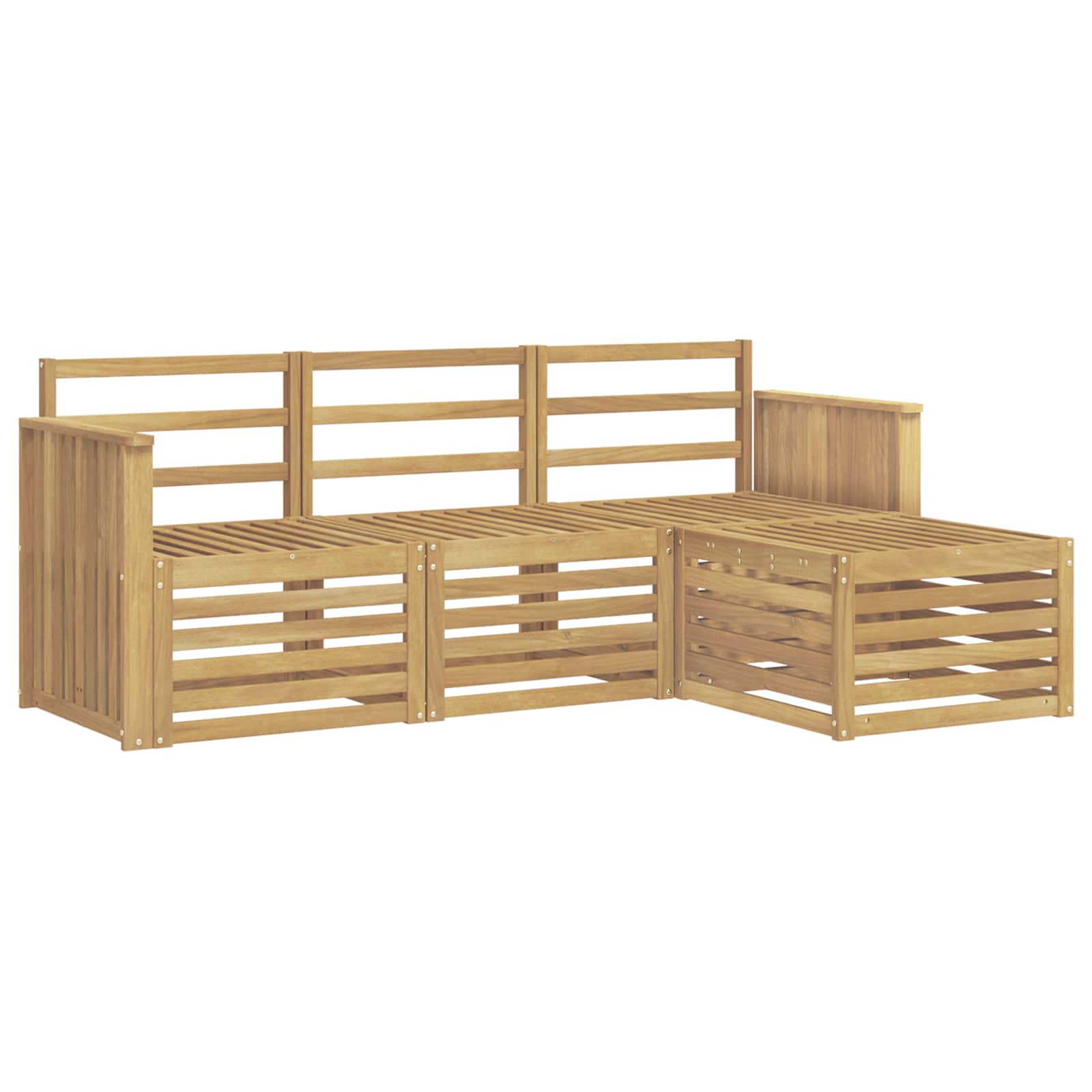Ensemble de canapés d'extérieur 4 pcs Blanc - XIOS
