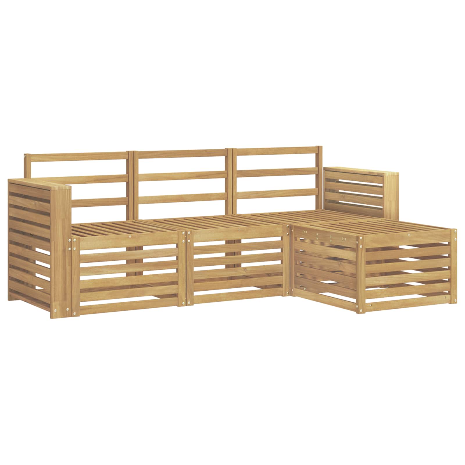 Ensemble de canapés d'extérieur 4 pcs Blanc - XIOS