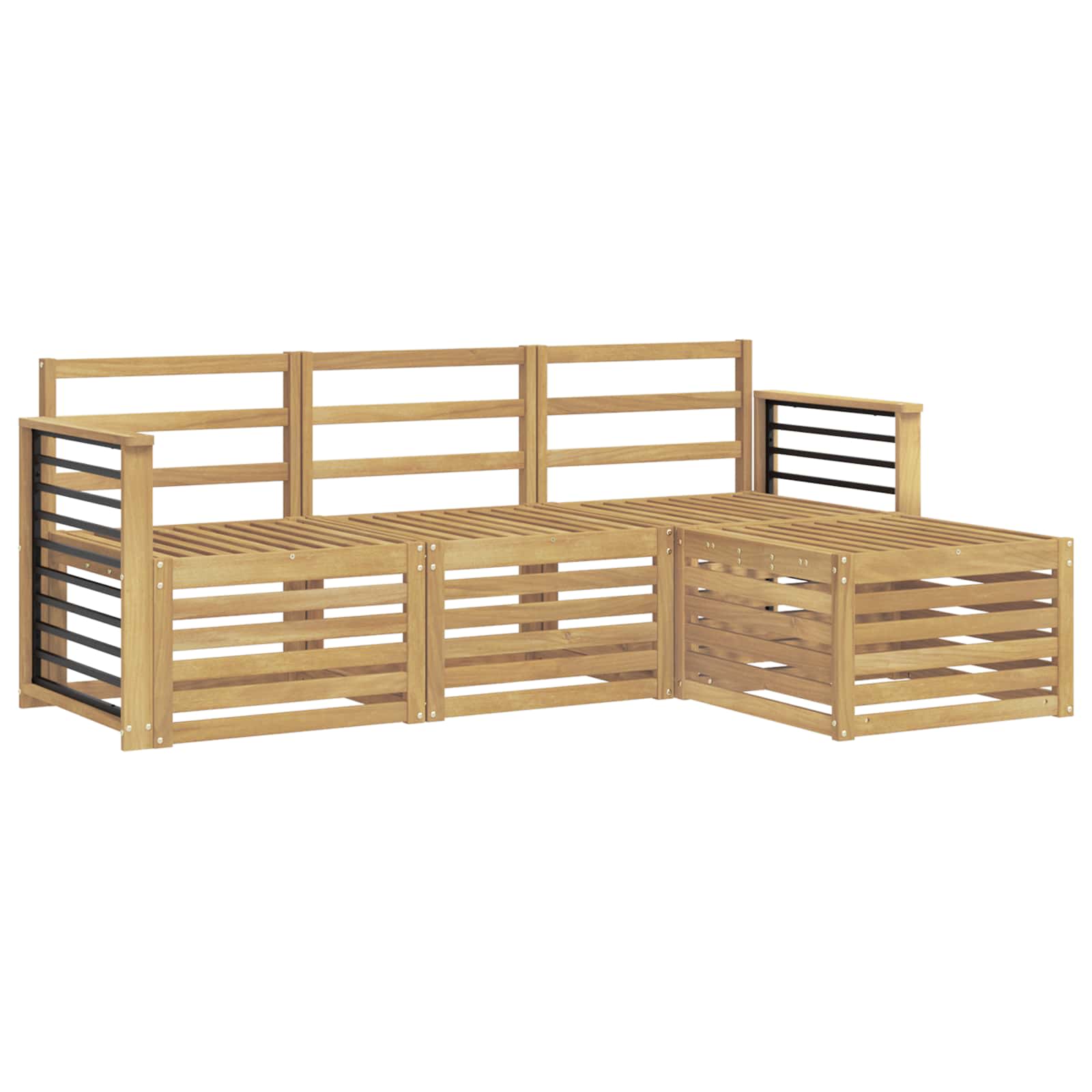 Ensemble de canapés d'extérieur 4 pcs Blanc - XIOS