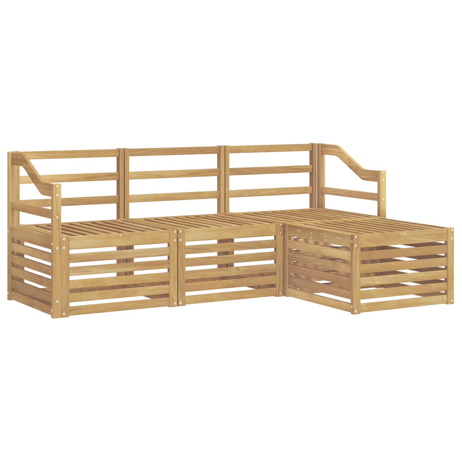 Ensemble de canapés d'extérieur 4 pcs Blanc - XIOS