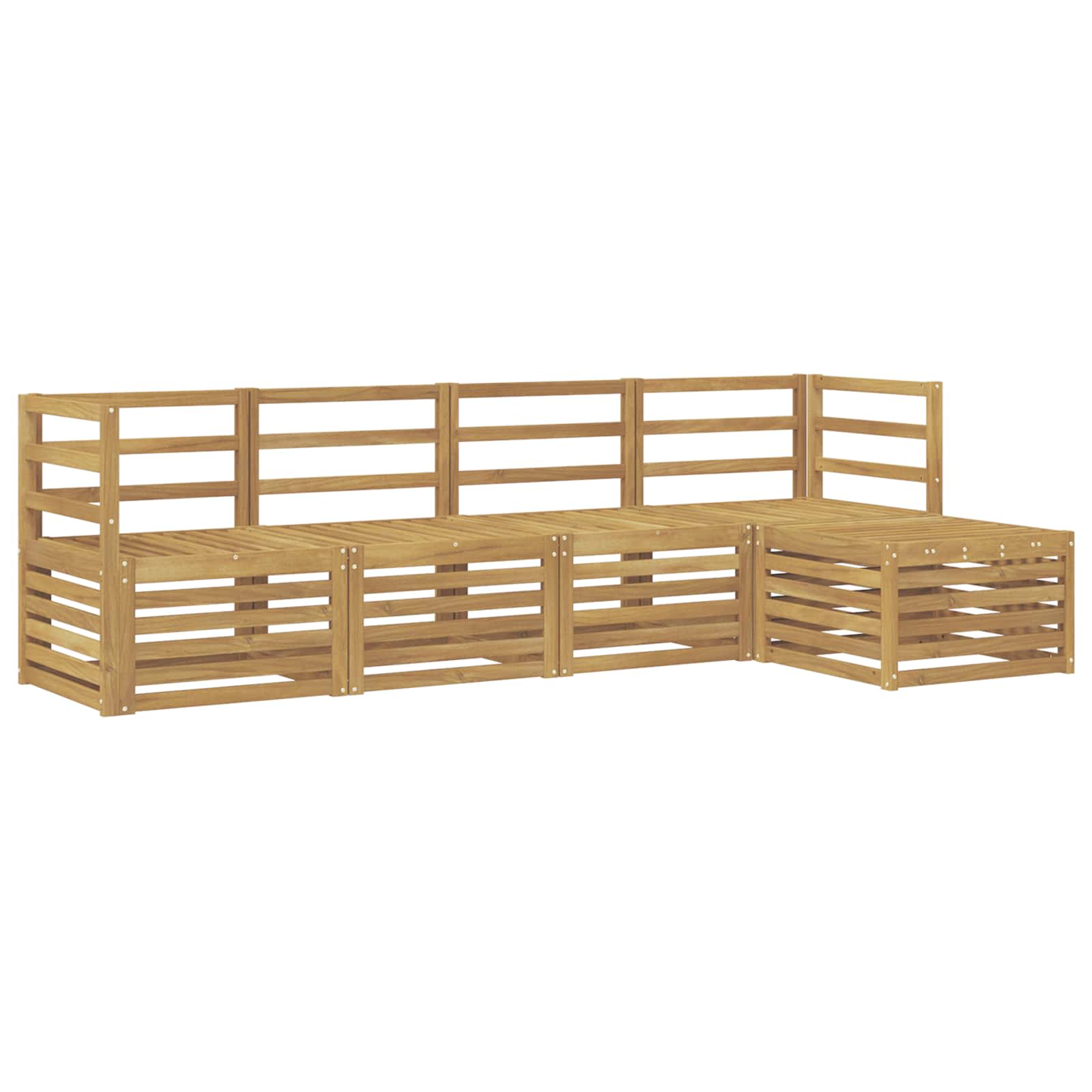 Ensemble de canapés d'extérieur 5 pcs Blanc - XIOS
