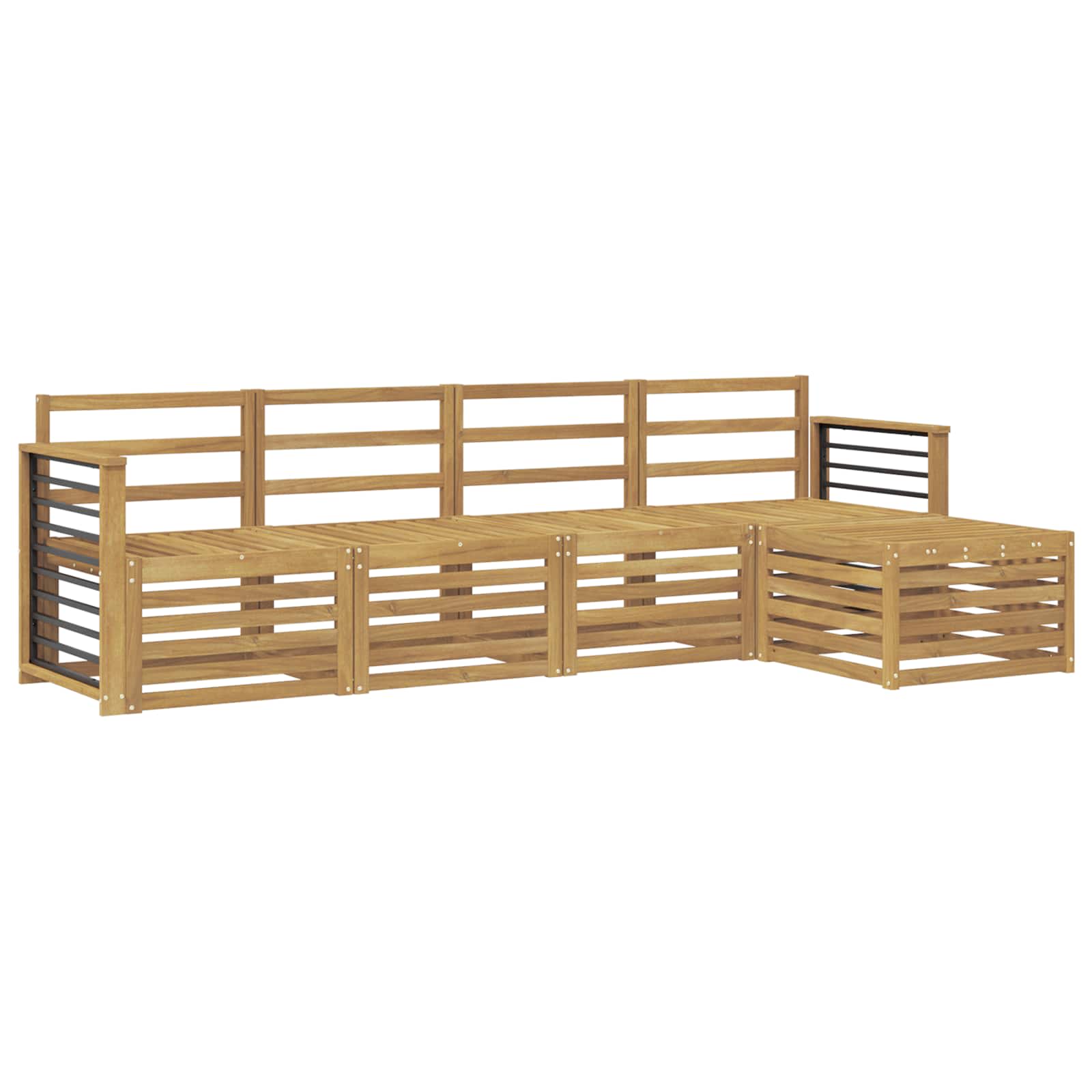 Ensemble de canapés d'extérieur 5 pcs Blanc - XIOS