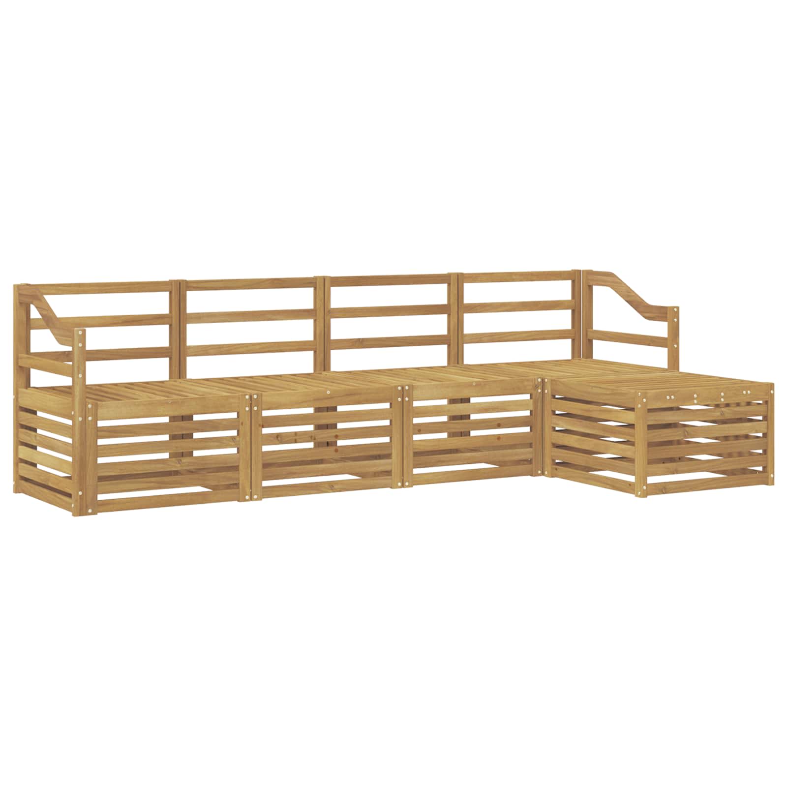 Ensemble de canapés d'extérieur 5 pcs Blanc - XIOS