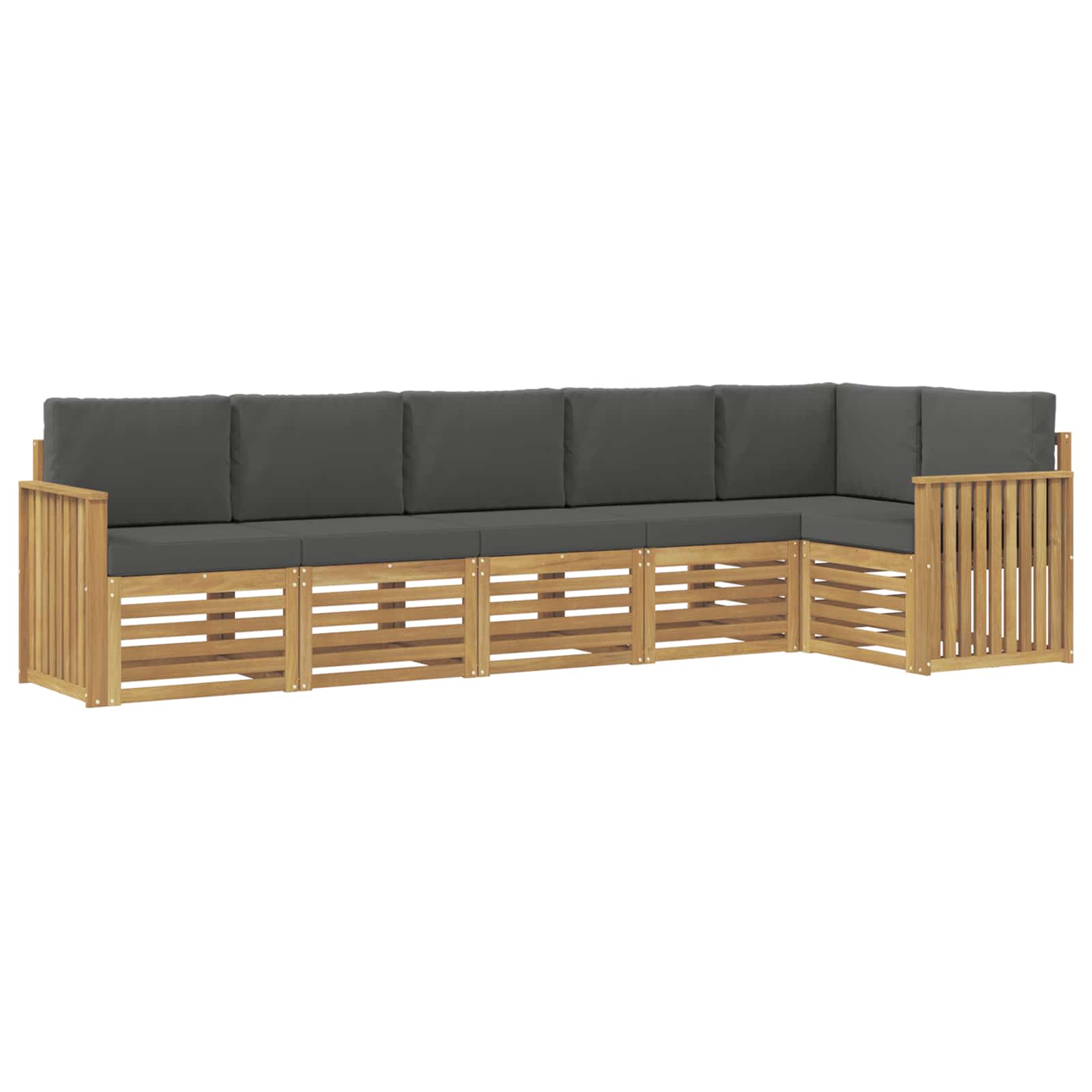Ensemble de canapés d'extérieur 6 pc Blanc et anthracite - XIOS