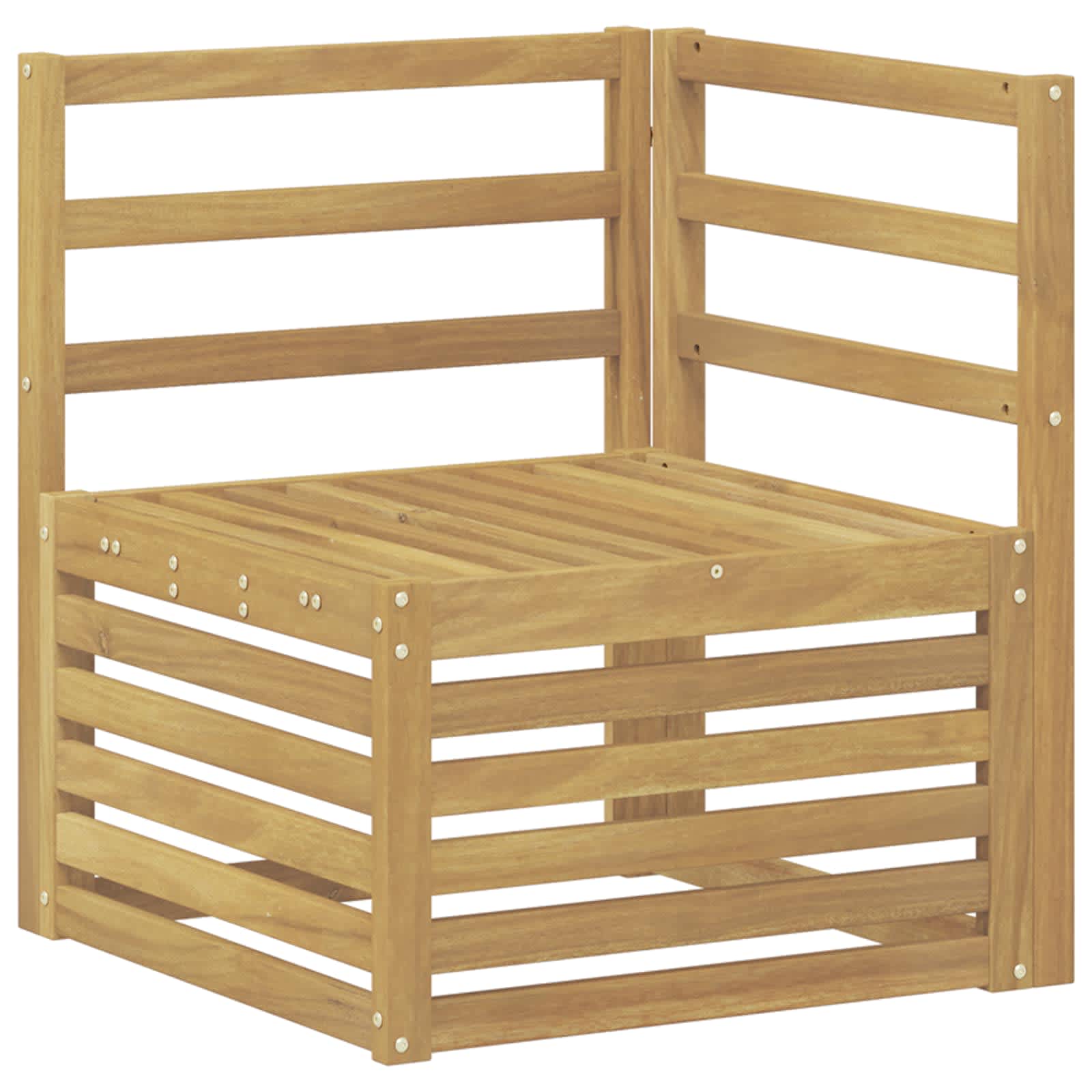 Ensemble de canapés d'extérieur 9 pcs Blanc 59 x 59 x 37 cm - XIOS