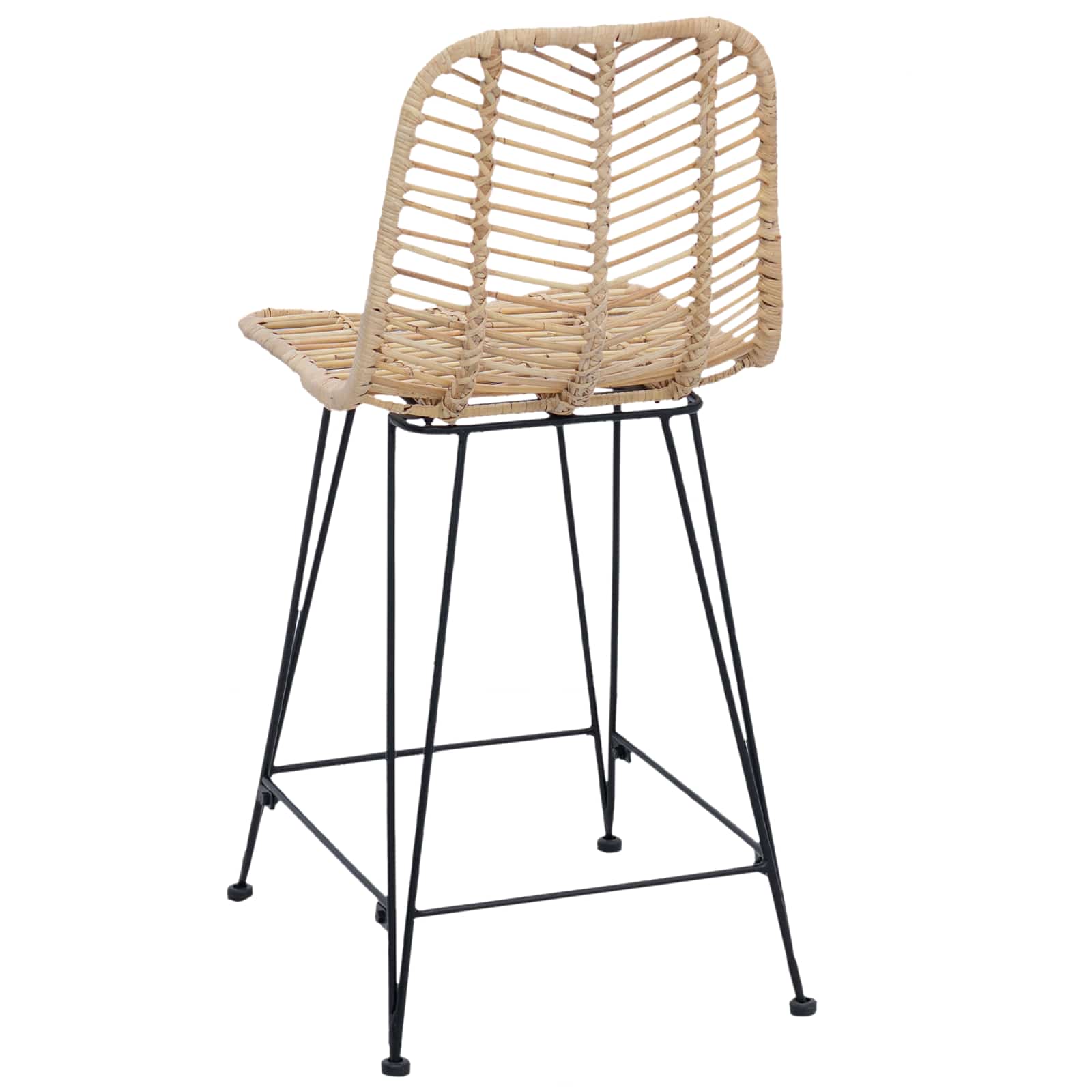 Chaise de bar 2 pcs Naturel 44,5 x 54,5 x 97,5 cm - XIOS
