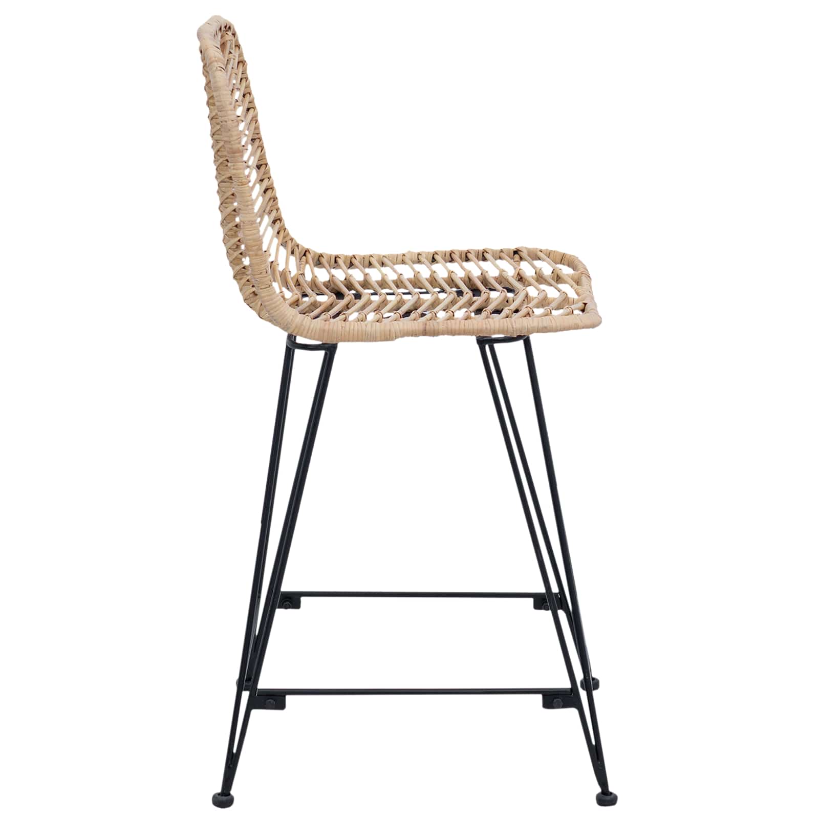 Chaise de bar 2 pcs Naturel 44,5 x 54,5 x 97,5 cm - XIOS