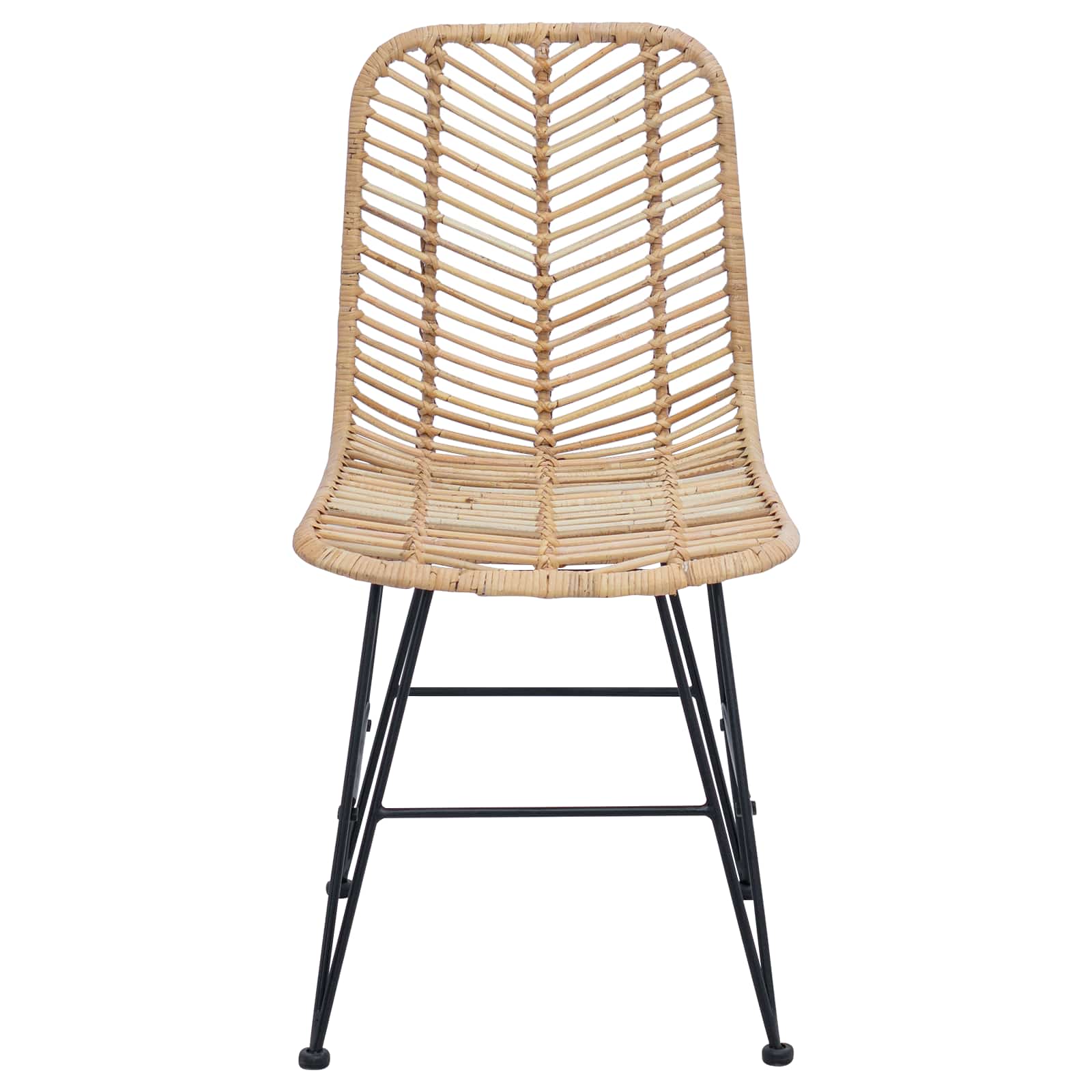 Chaise de salle à manger 2 pcs Naturel 44,5 x 55 x 85 cm - XIOS