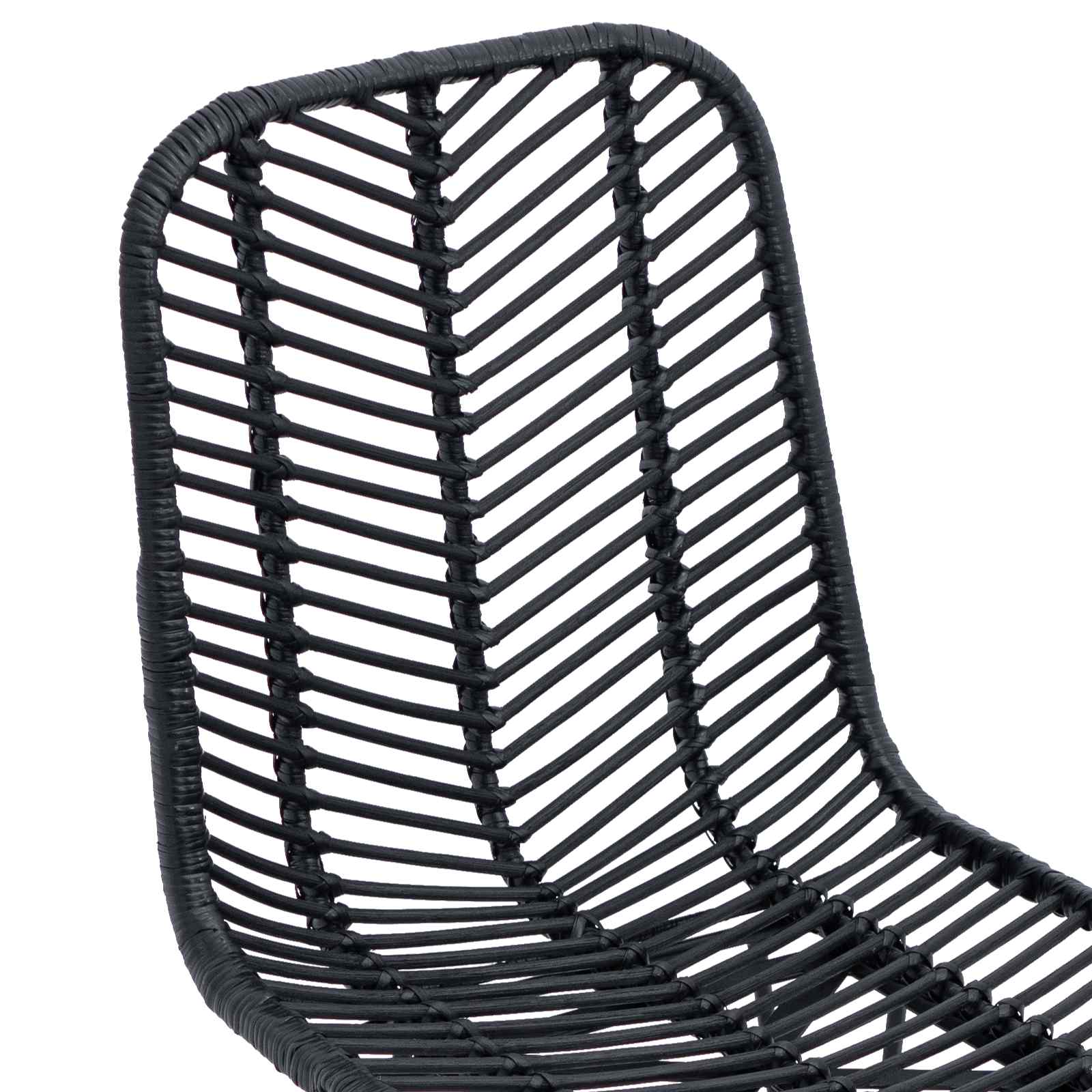 Chaise de salle à manger 2 pcs Noir 44,5 x 55 x 85 cm - XIOS
