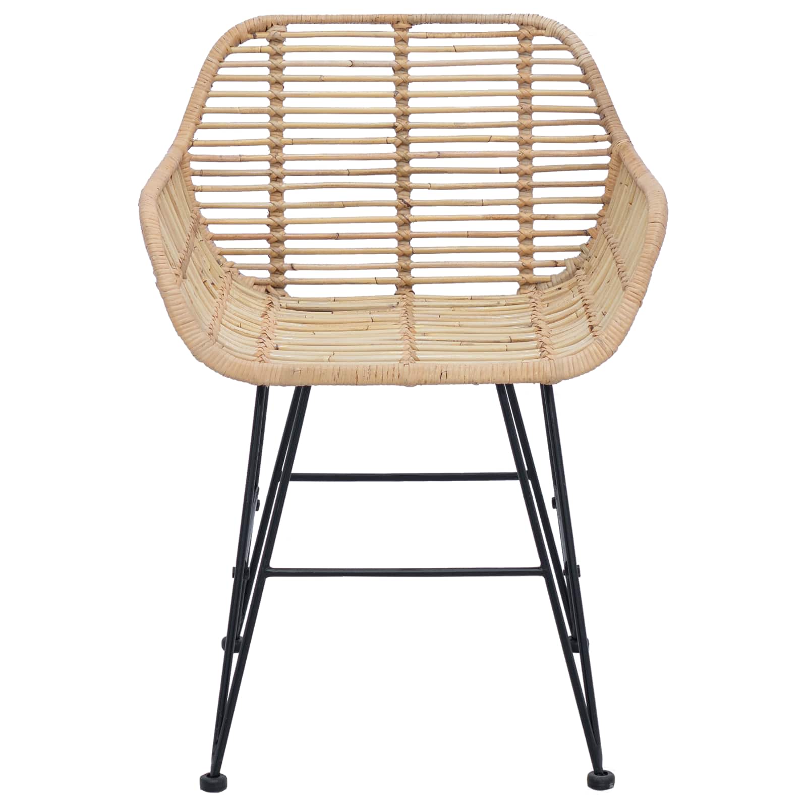 Chaise de salle à manger 2 pcs Naturel 55 x 50 x 74 cm - XIOS