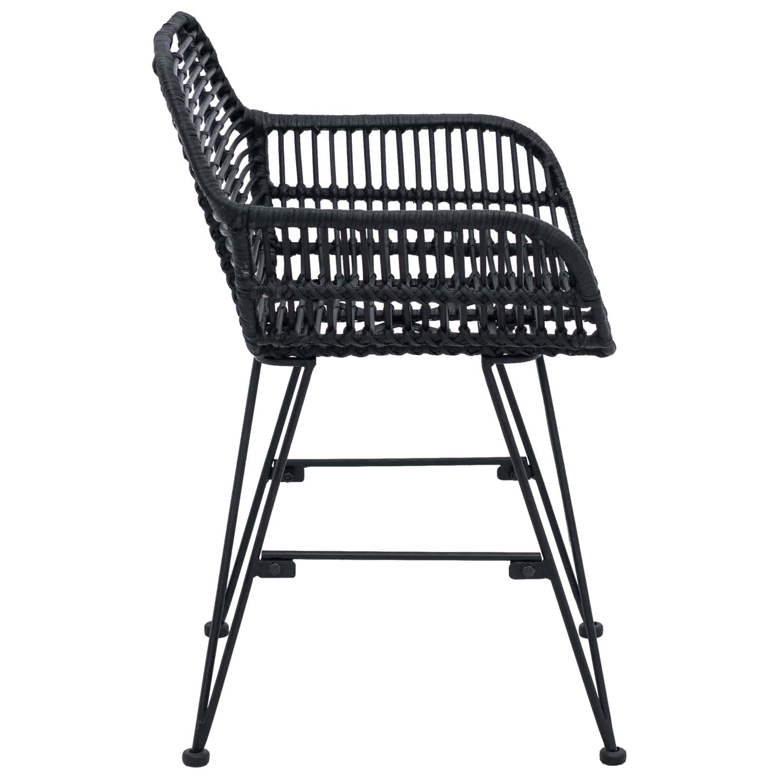 Chaise de salle à manger 2 pcs Noir 55 x 50 x 74 cm - XIOS