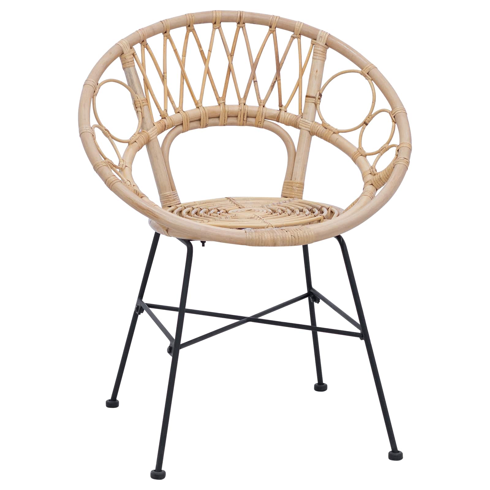 Chaise de salle à manger 2 pcs Naturel 49 x 51 x 81 cm - XIOS