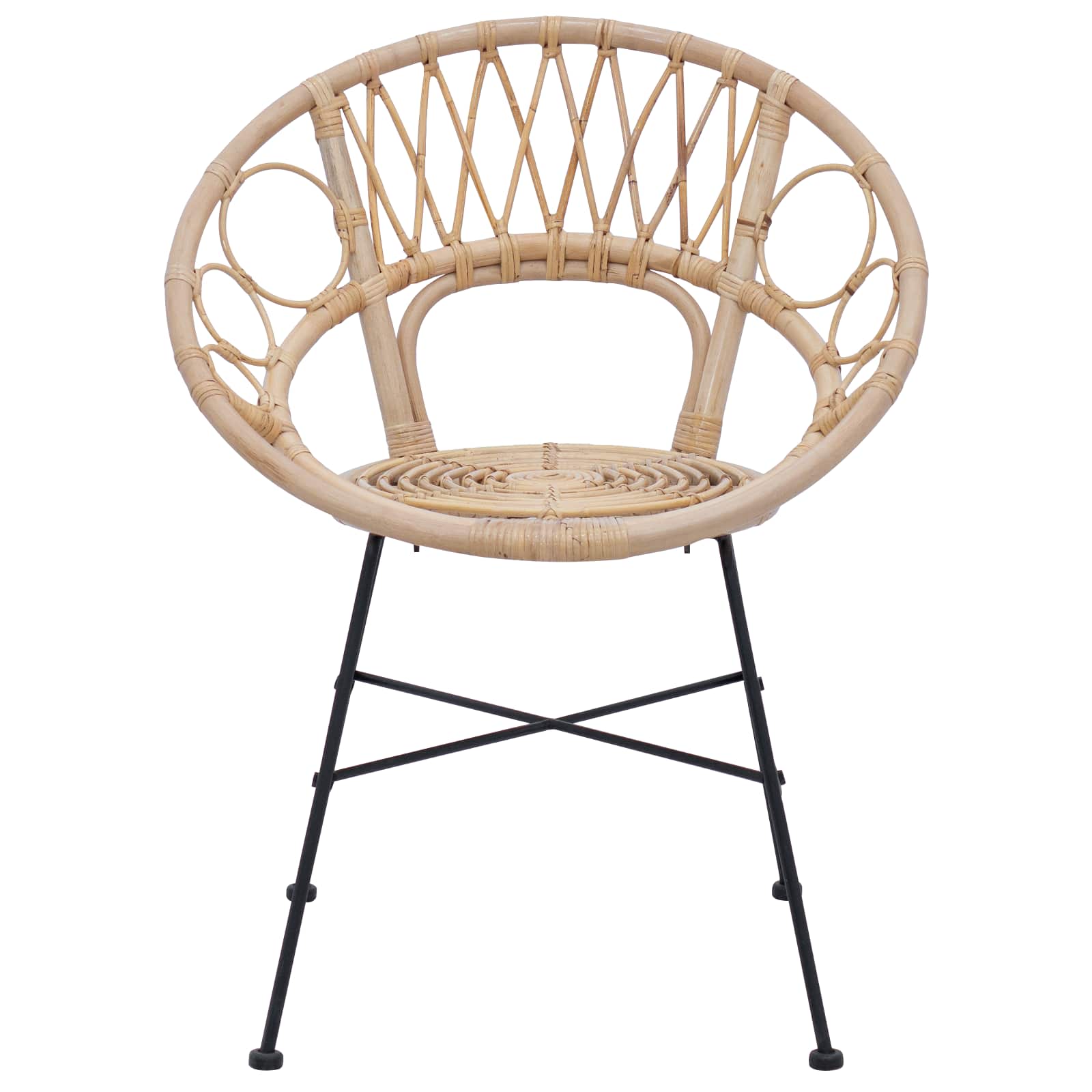 Chaise de salle à manger 2 pcs Naturel 49 x 51 x 81 cm - XIOS
