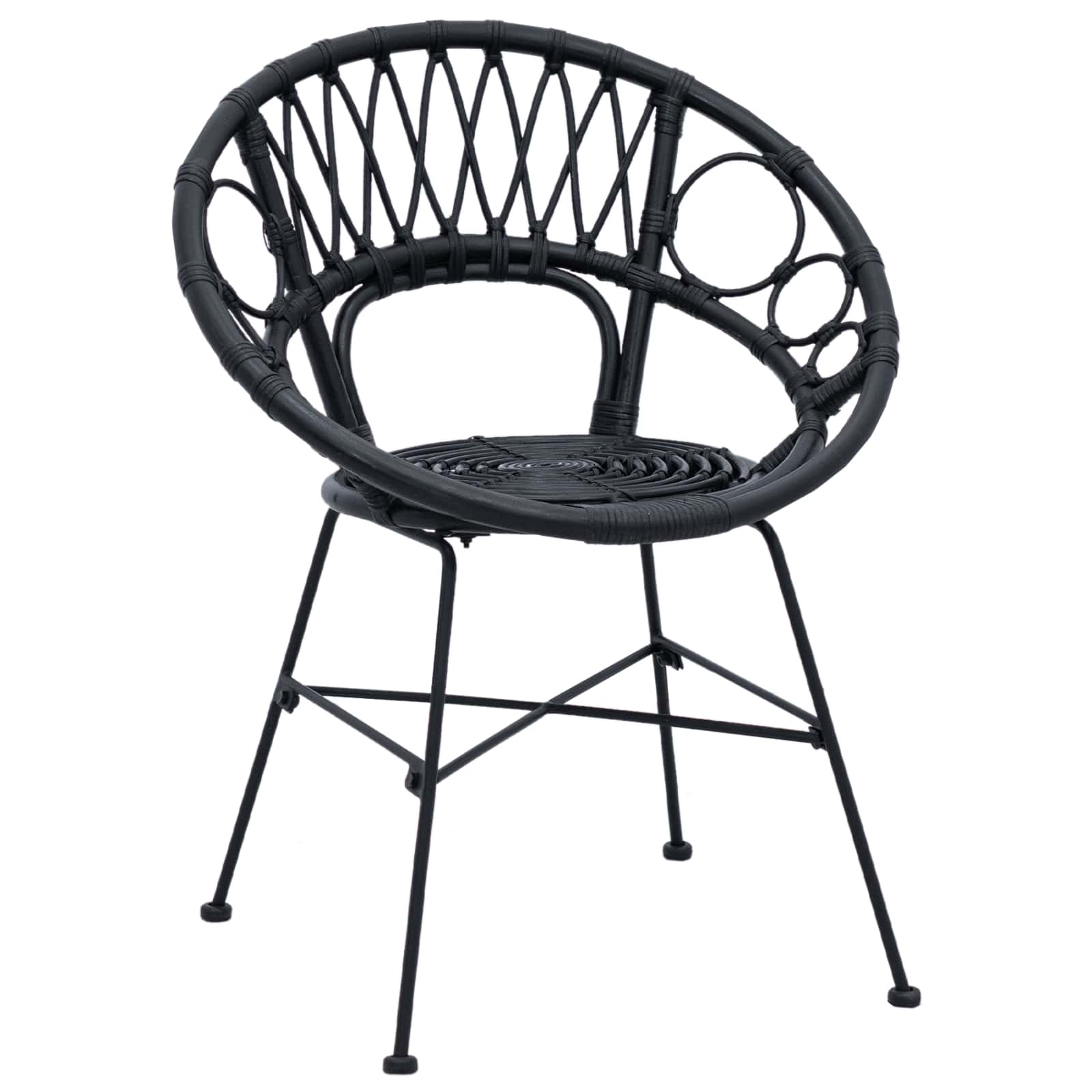 Chaise de salle à manger 2 pcs Noir 49 x 51 x 81 cm - XIOS