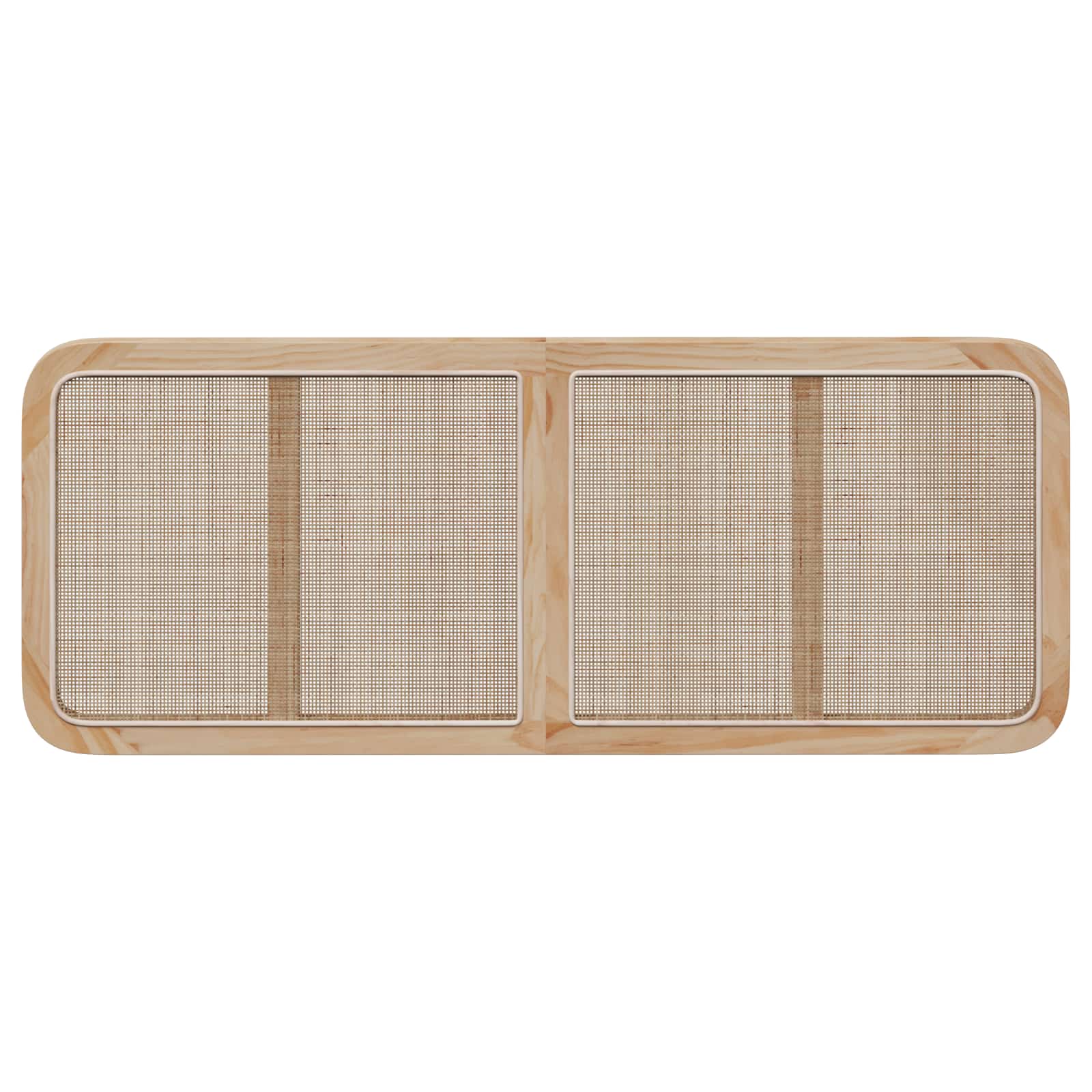 Tête de lit avec tête de lit Naturel 140 x 55 x 3 cm Rotin - XIOS