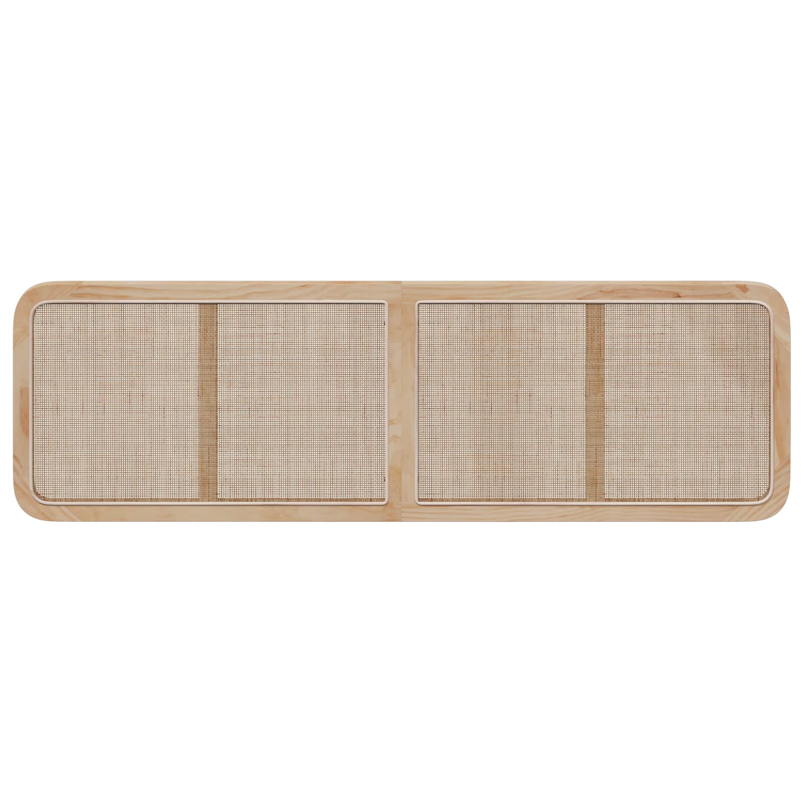 Tête de lit avec tête de lit Naturel 180 x 55 x 3 cm Rotin - XIOS