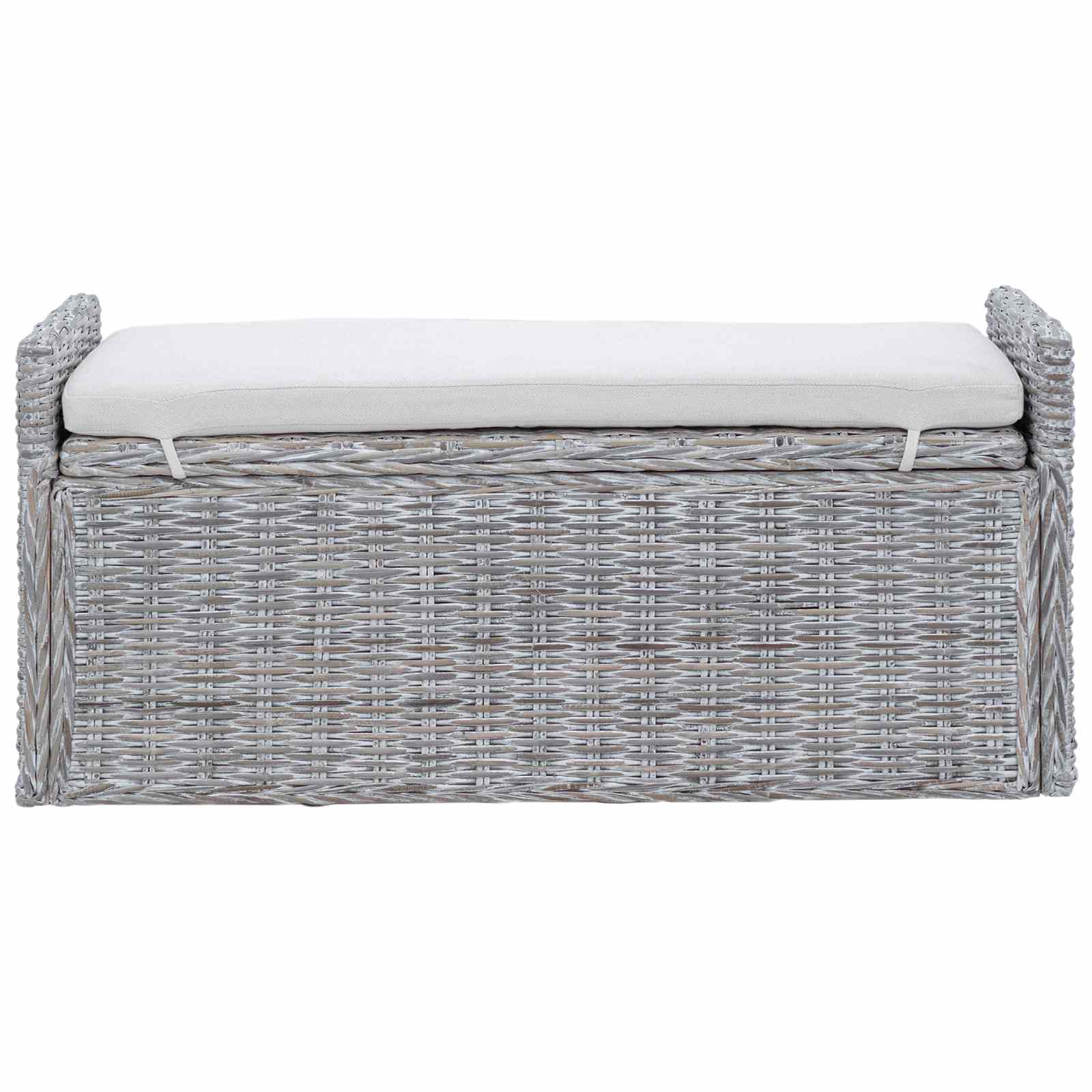 Banc de rangement Blanchiment 110 x 40 x 50 cm Rotin - XIOS