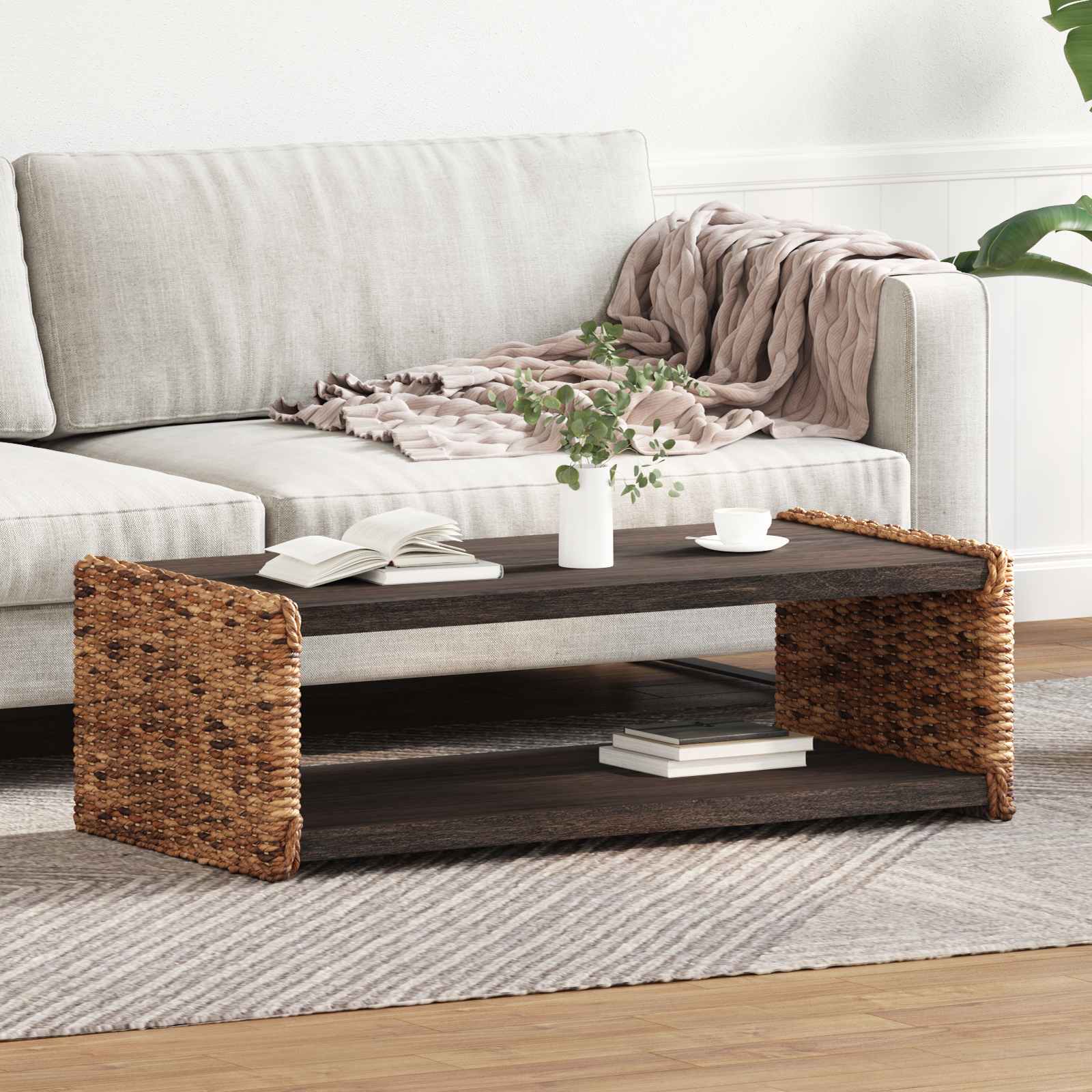 Table d'appoint Naturel 110 x 55 x 35 cm - XIOS