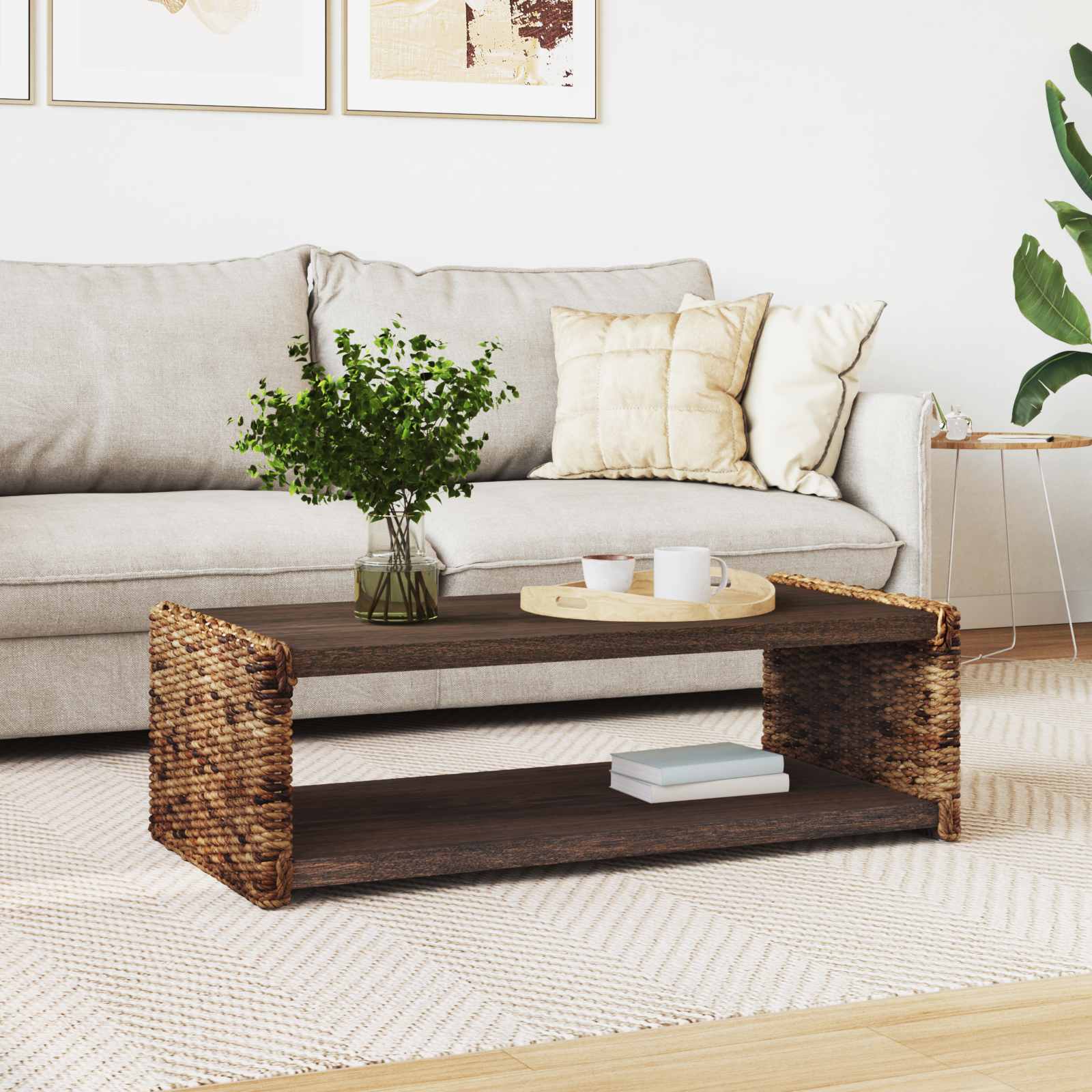 Table d'appoint Naturel 110 x 55 x 35 cm - XIOS