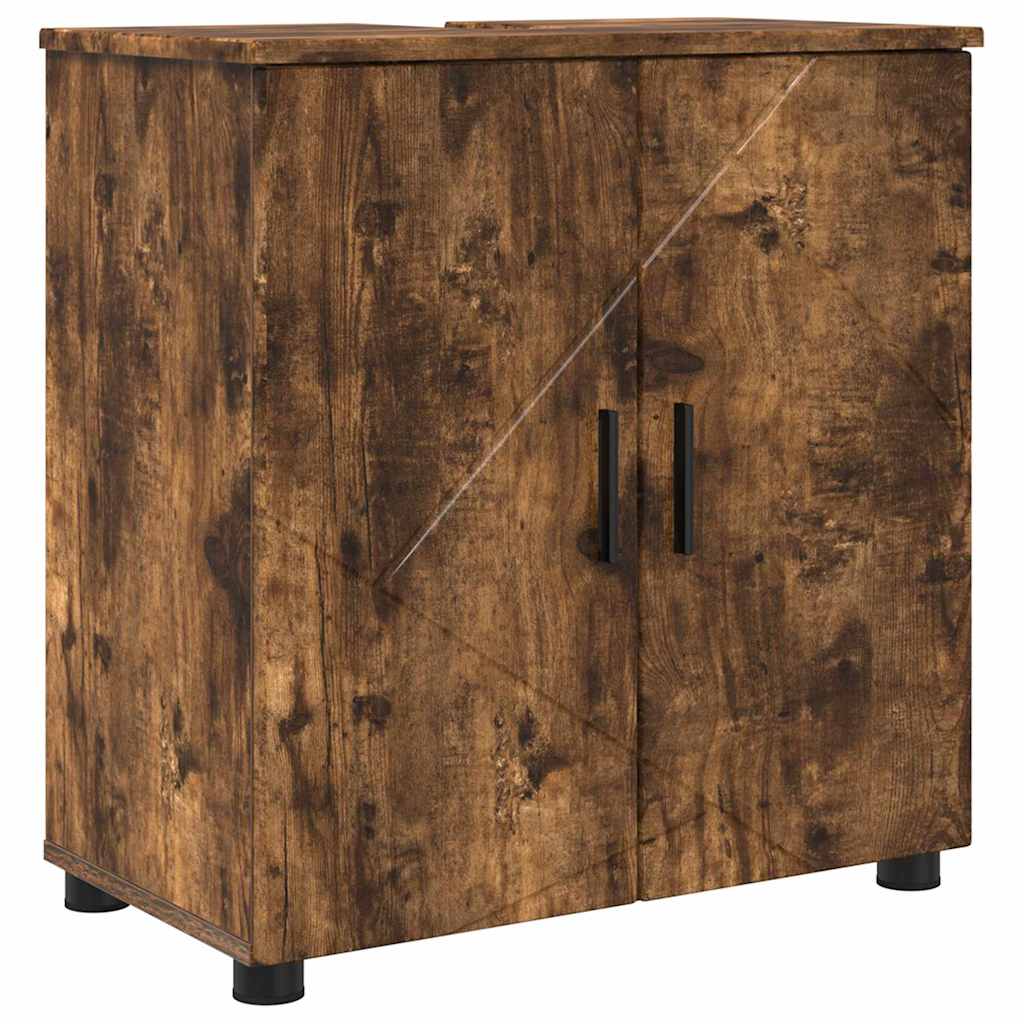 Ensemble de mobilier de salle de bain 2 pc Chêne fumé