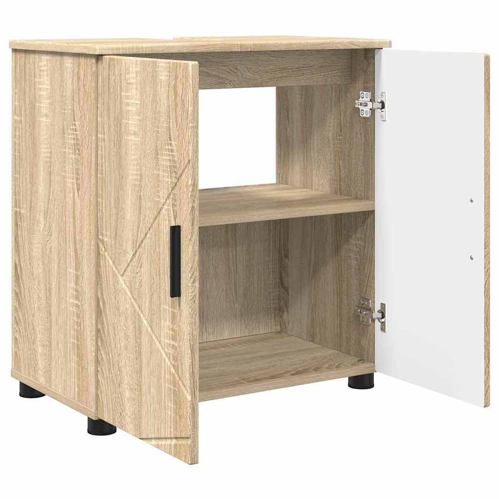 Ensemble de mobilier de salle de bain 3 pc Chêne Sonoma - XIOS