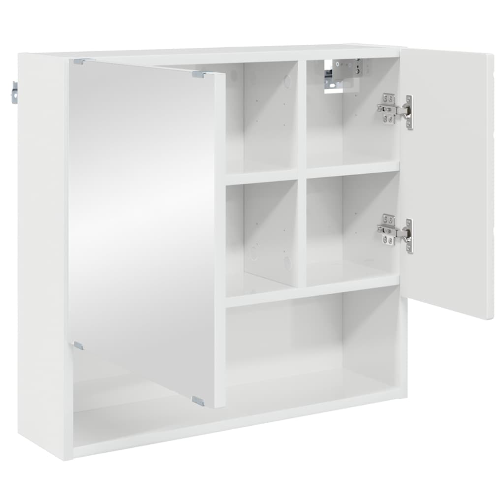 Ensemble de mobilier de salle de bain 3 pc Blanc brillant - XIOS