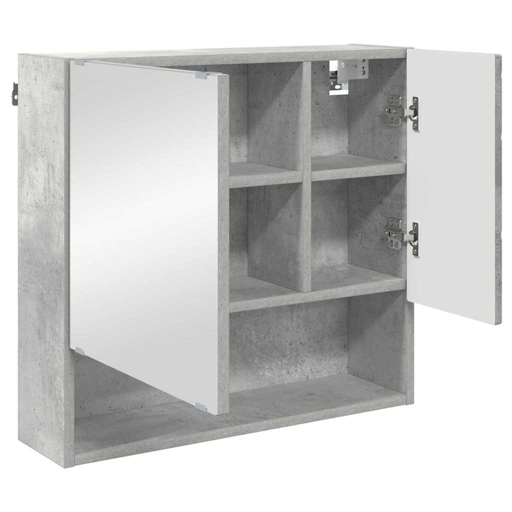 Ensemble de mobilier de salle de bain 3 pc Gris béton - XIOS