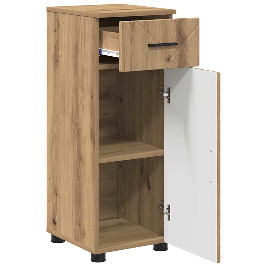 Ensemble de mobilier de salle de bain 3 pc Chêne artisanal - XIOS