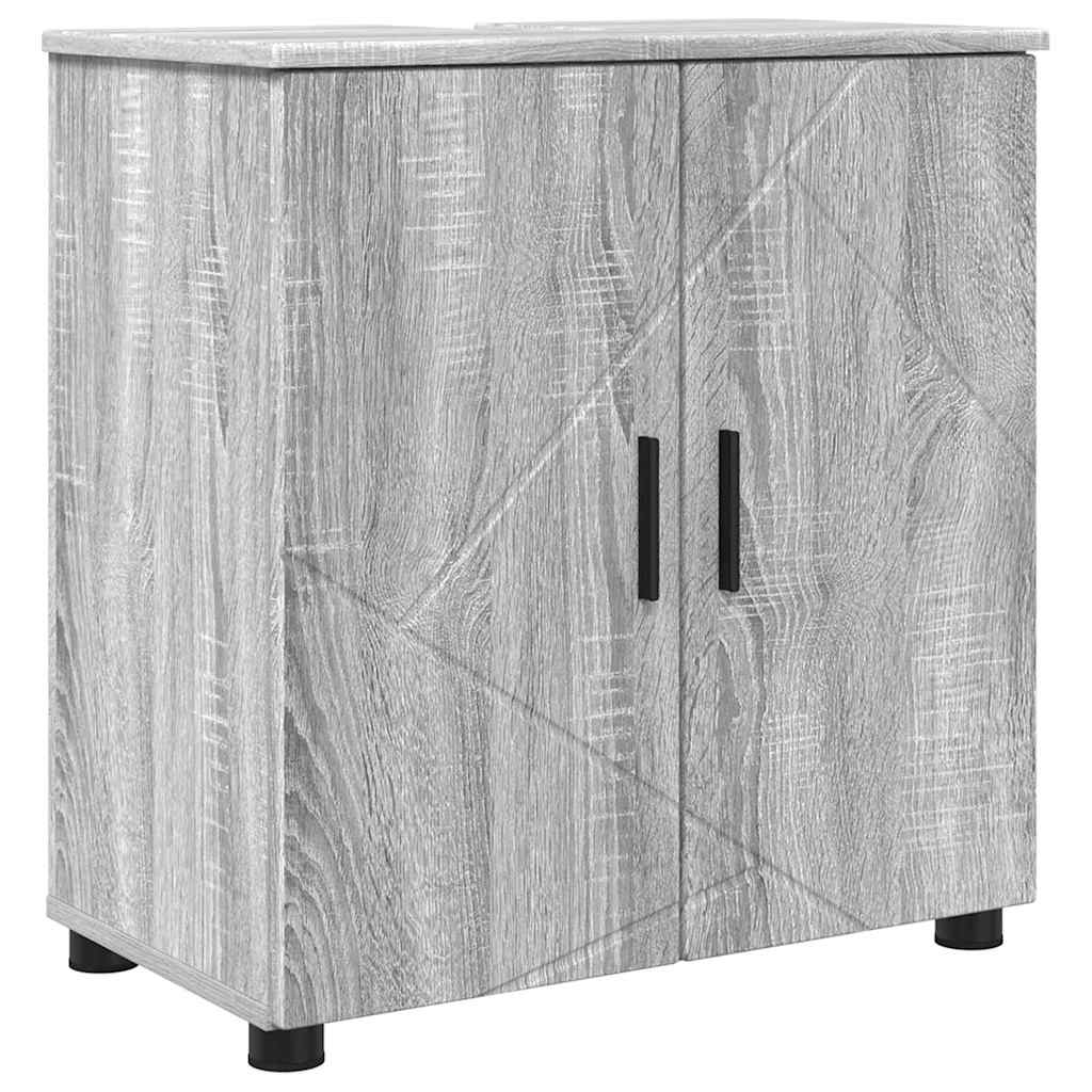 Ensemble de mobilier de salle de bain 4 pc Gris Sonoma - XIOS