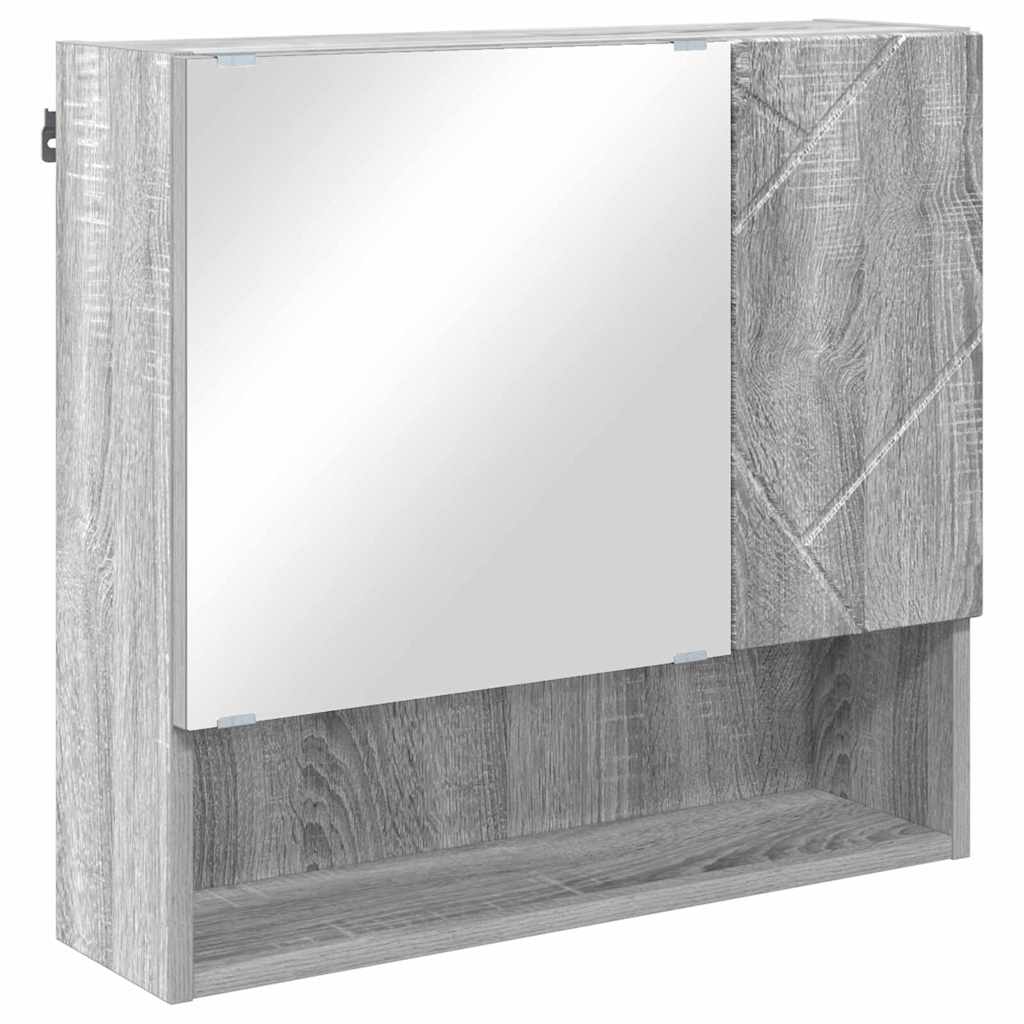 Ensemble de mobilier de salle de bain 4 pc Gris Sonoma - XIOS
